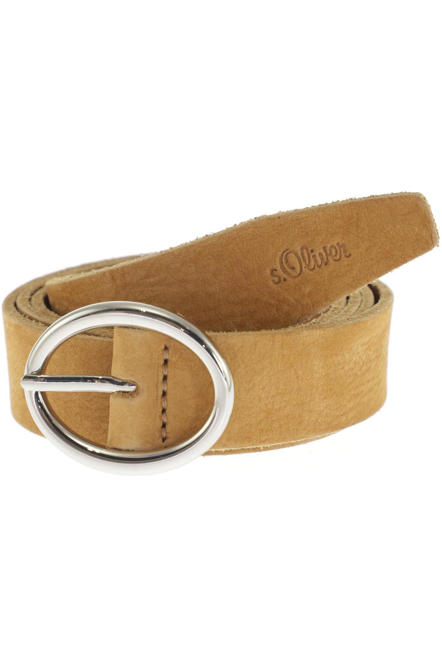 

s.Oliver Damen Gürtel, braun, Gr. 100