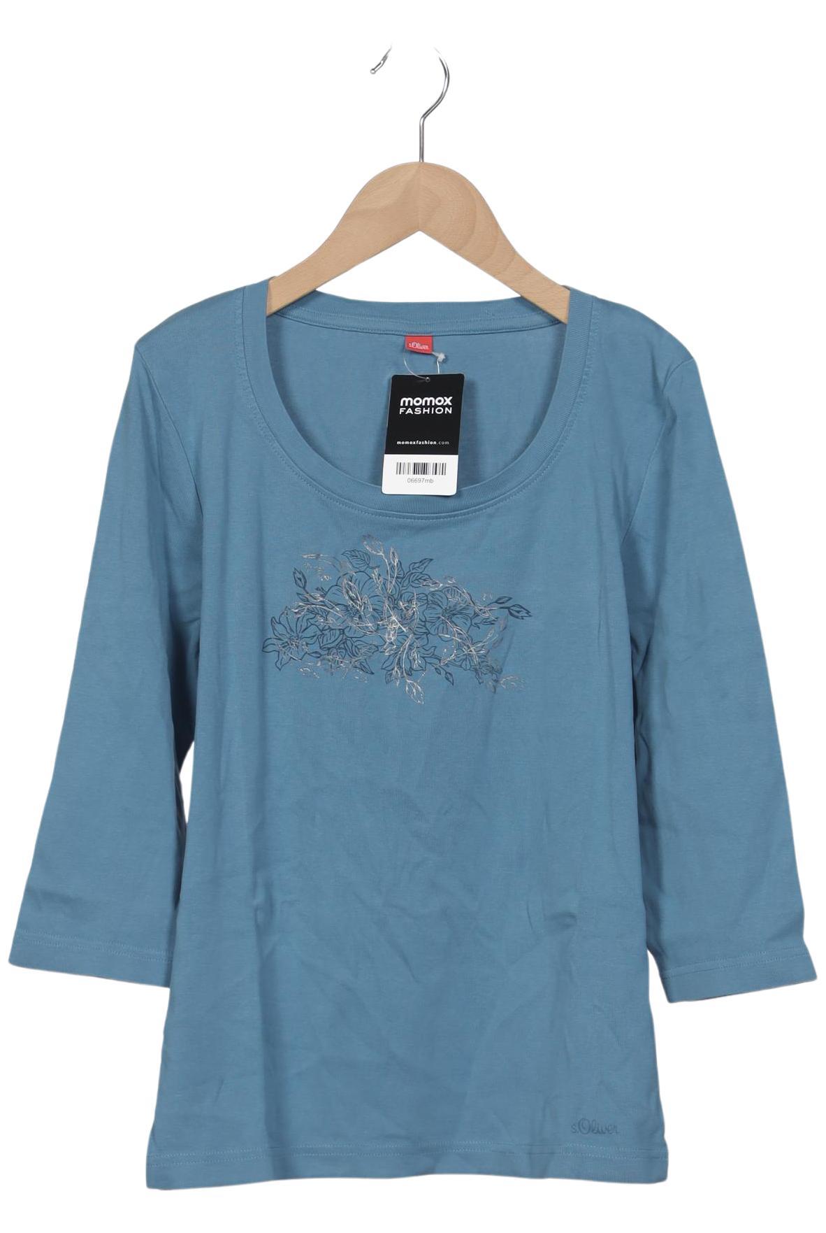 

s.Oliver Damen Langarmshirt, hellblau, Gr. 40