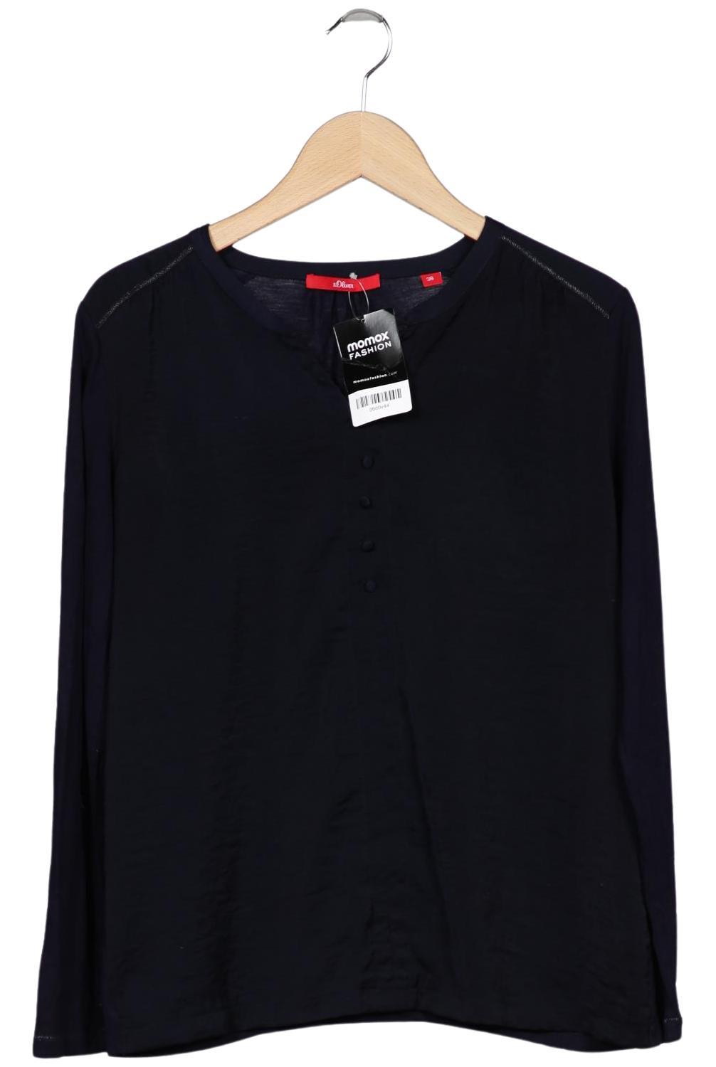 

s.Oliver Damen Langarmshirt, marineblau, Gr. 38