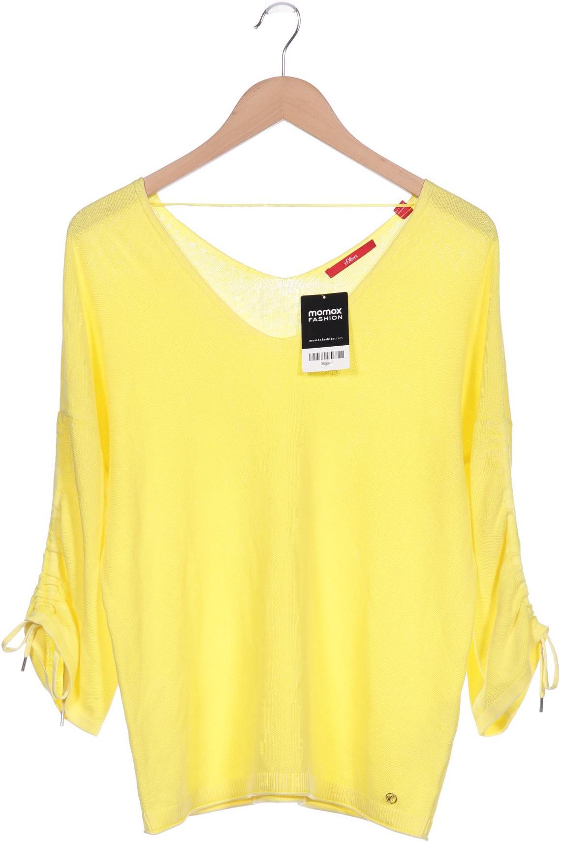 

s.Oliver Damen Pullover, gelb, Gr. 40