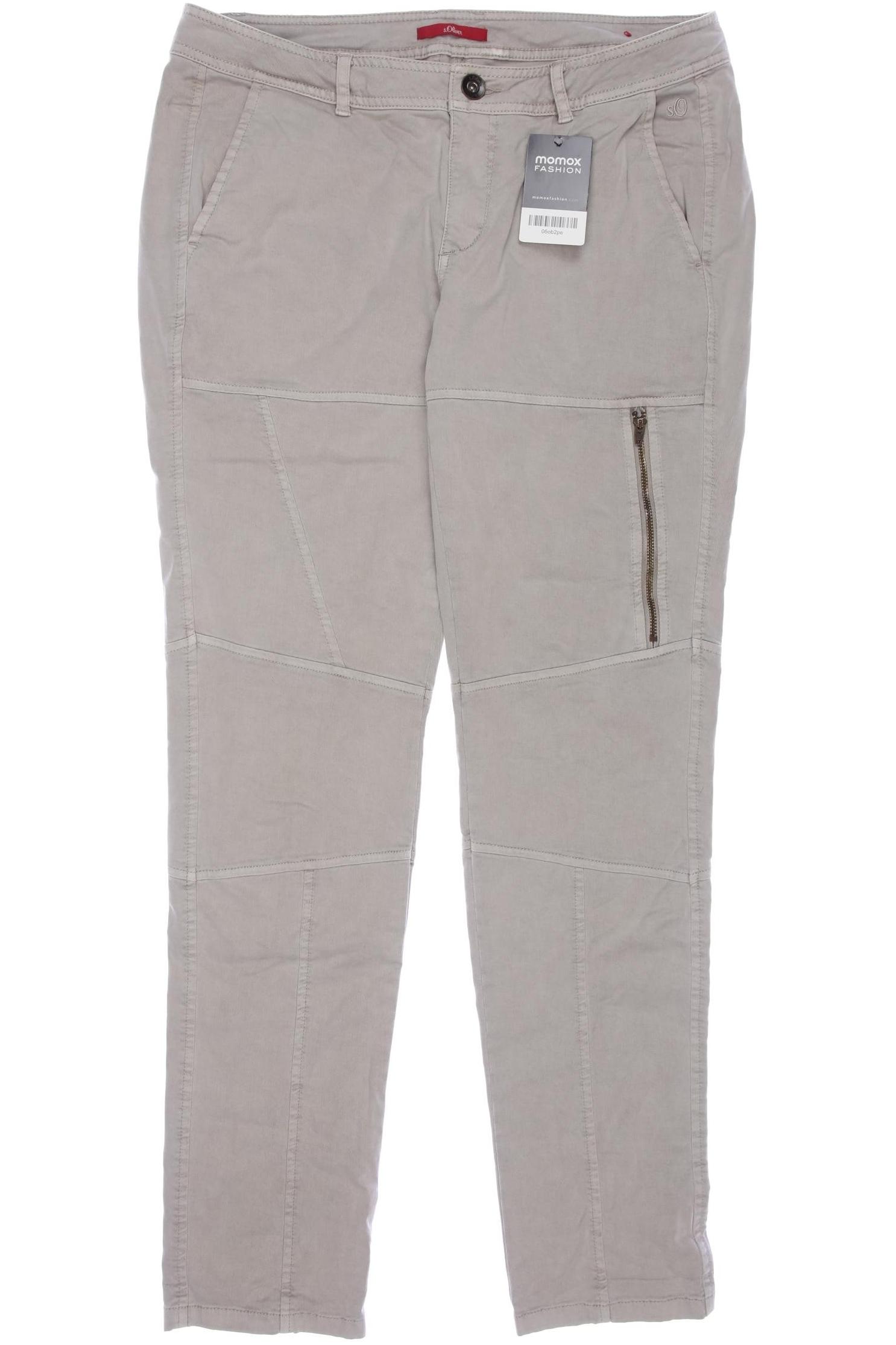 

s.Oliver Damen Stoffhose, beige, Gr. 31