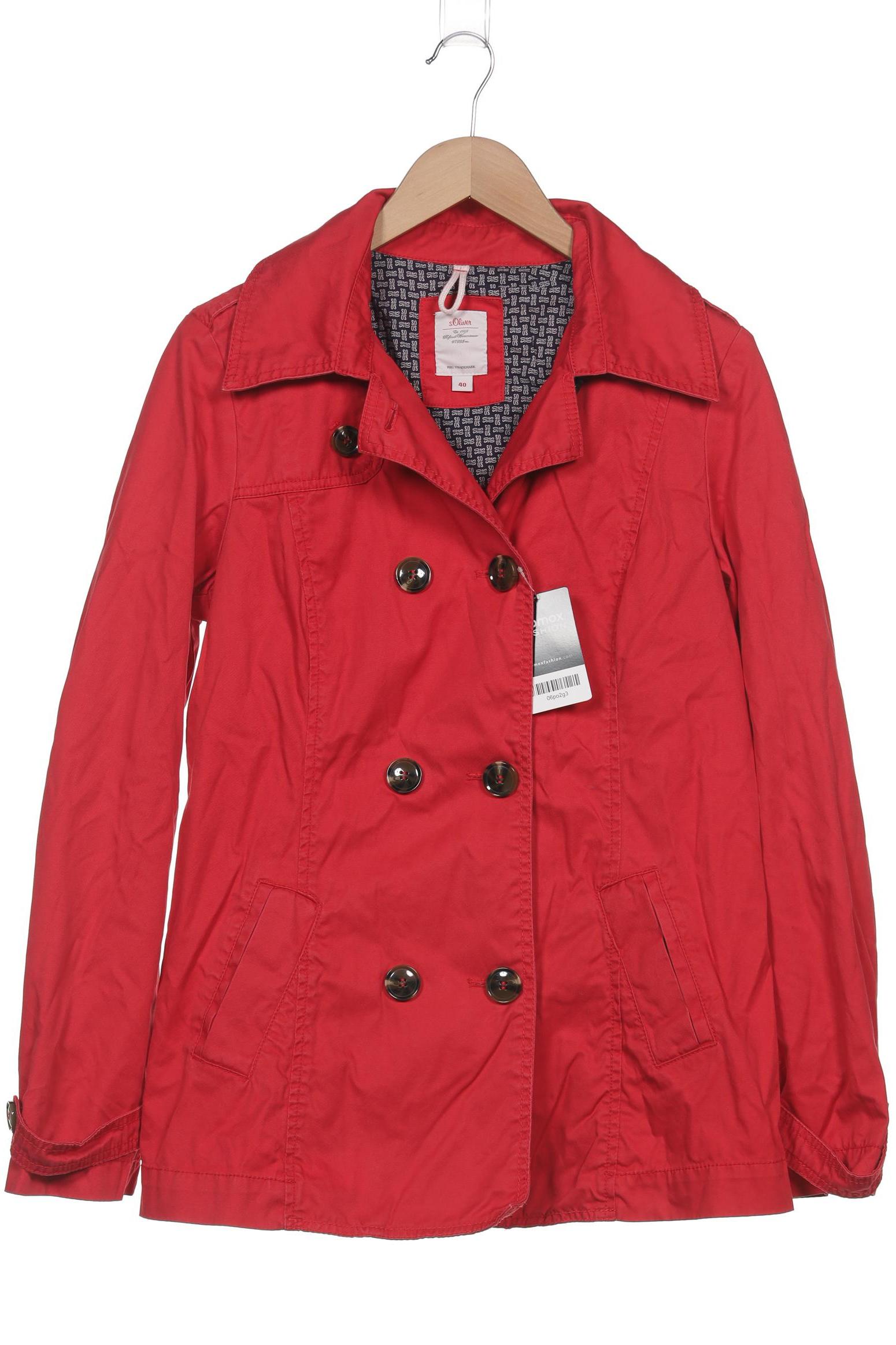 

s.Oliver Damen Jacke, rot, Gr. 40