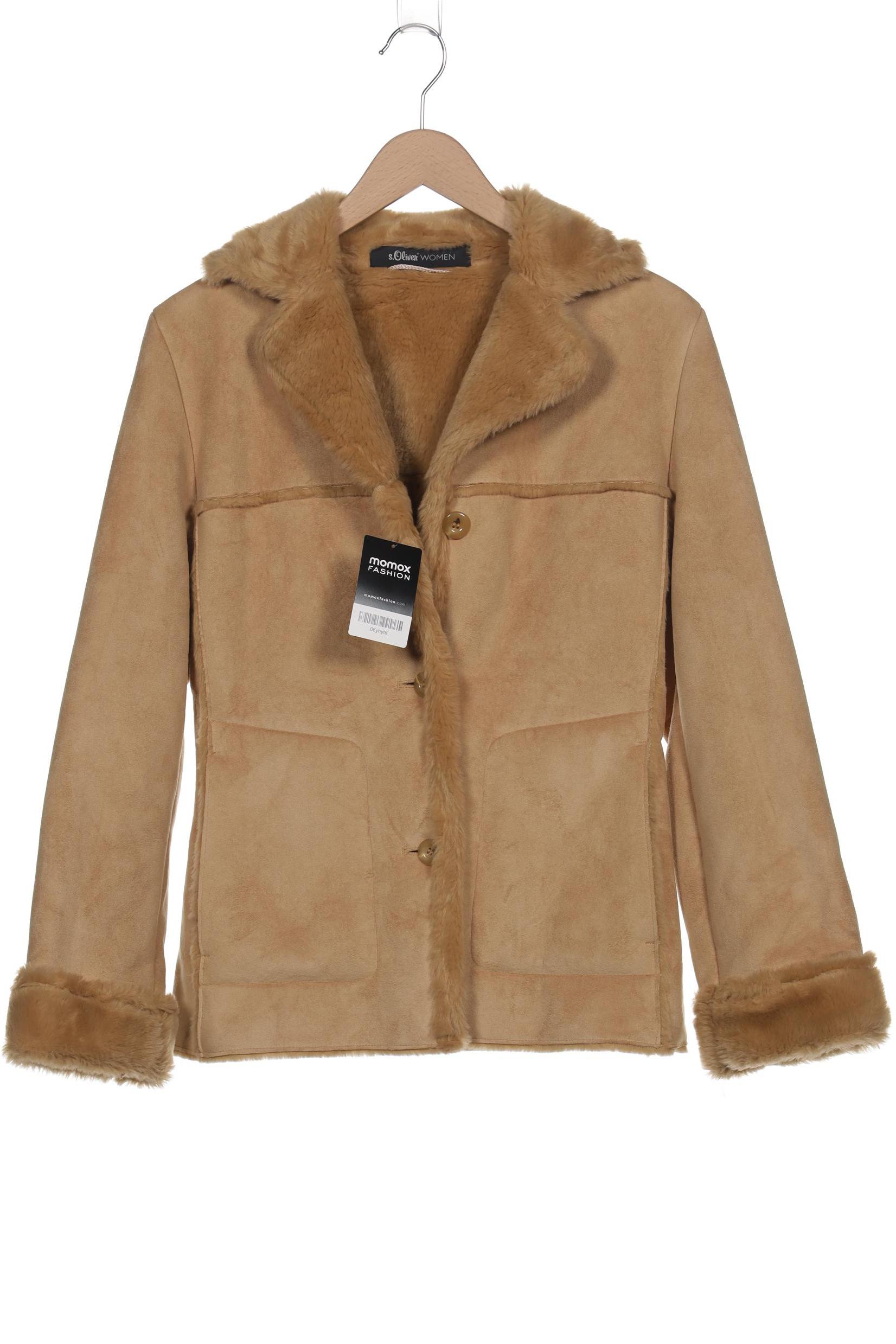 

s.Oliver Damen Jacke, beige, Gr. 36