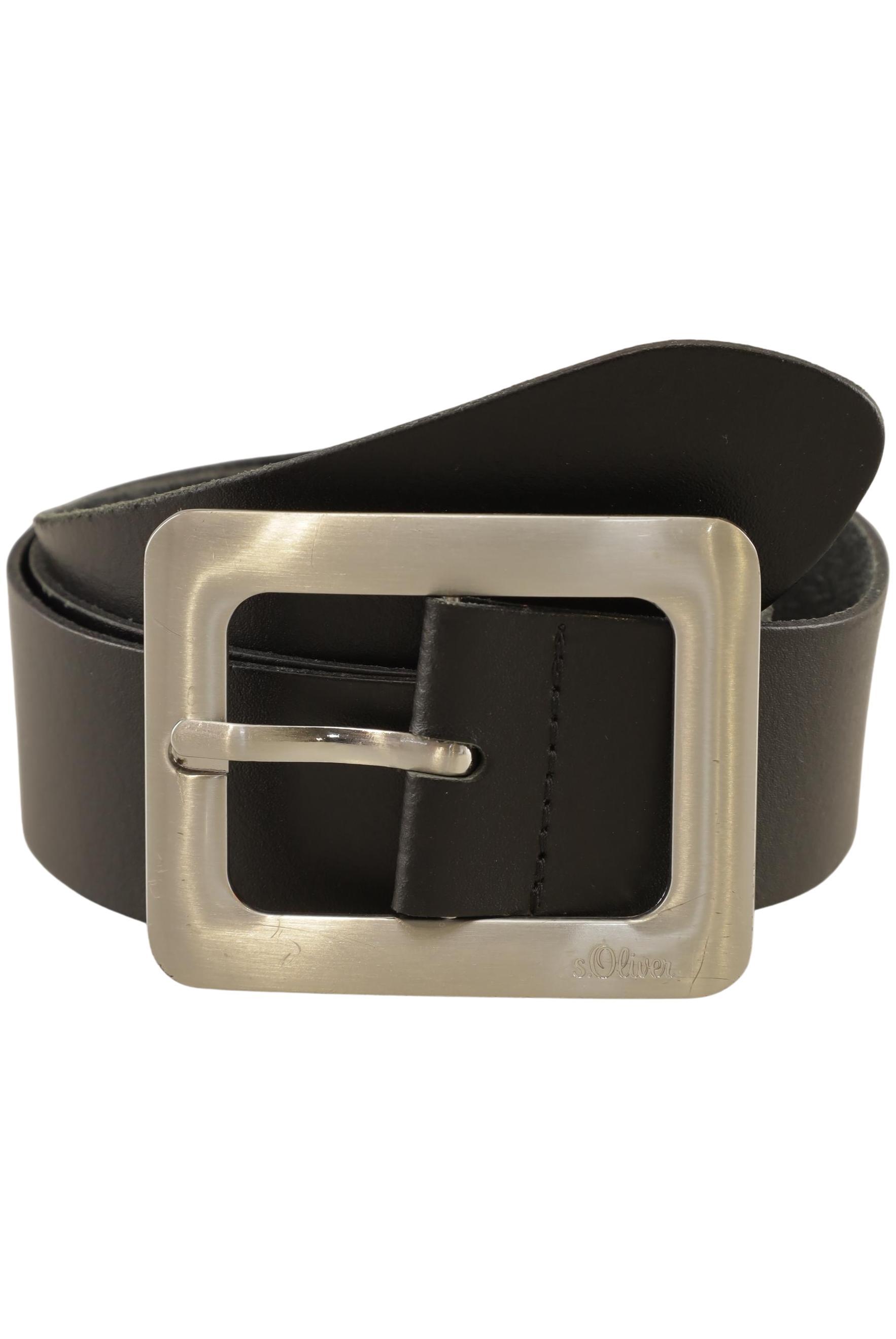

s.Oliver Damen Gürtel, schwarz, Gr. 85