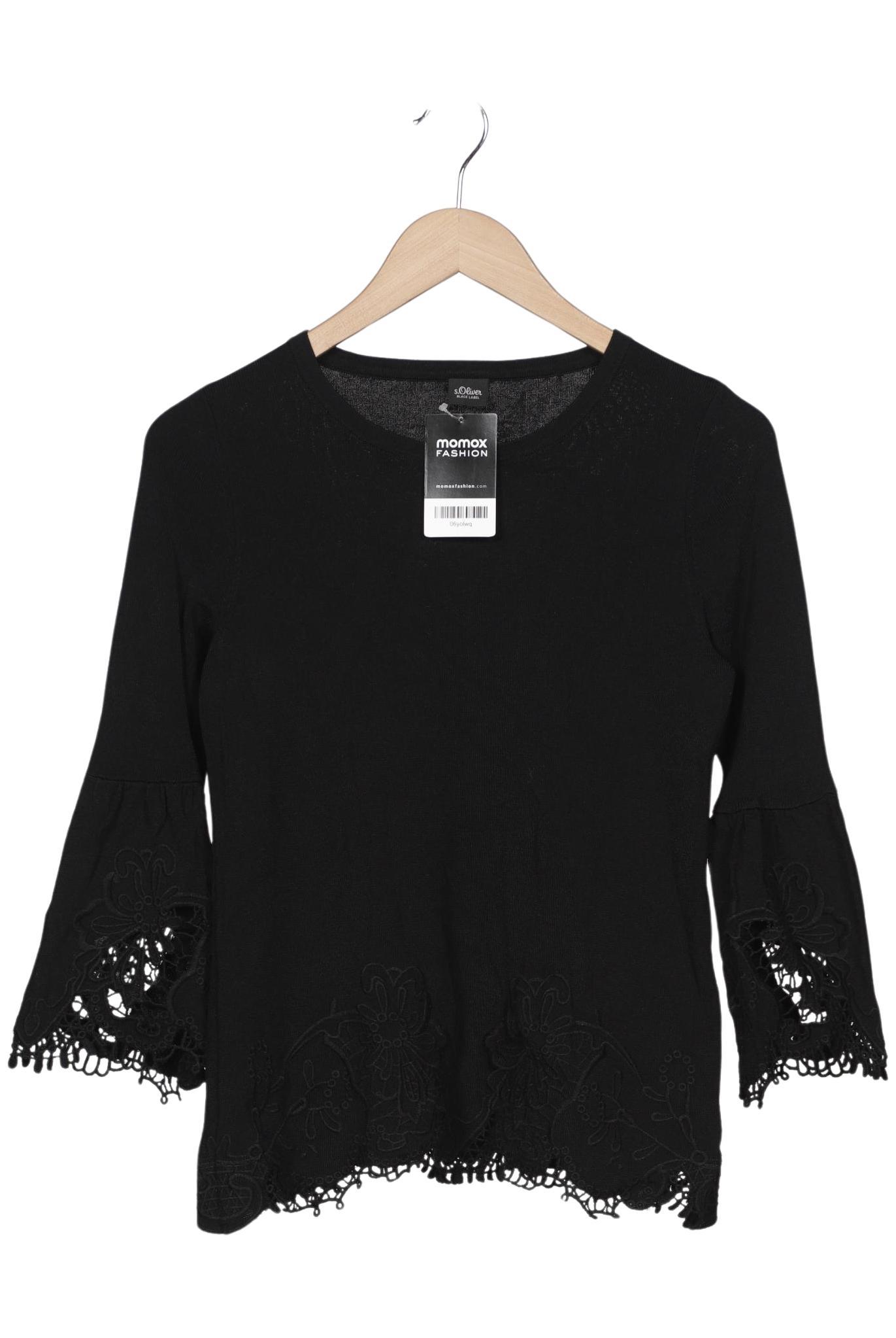 

s.Oliver Damen Pullover, schwarz, Gr. 36