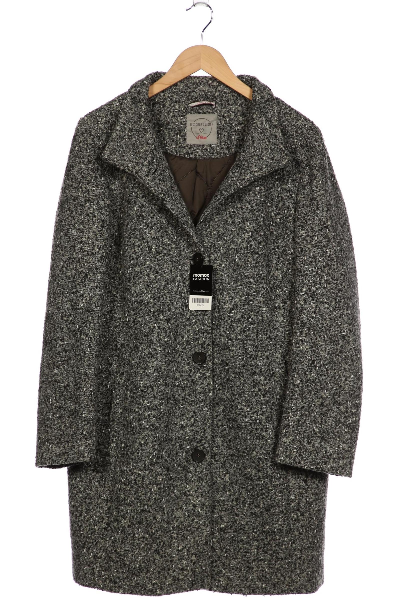 

s.Oliver Damen Mantel, grau, Gr. 42