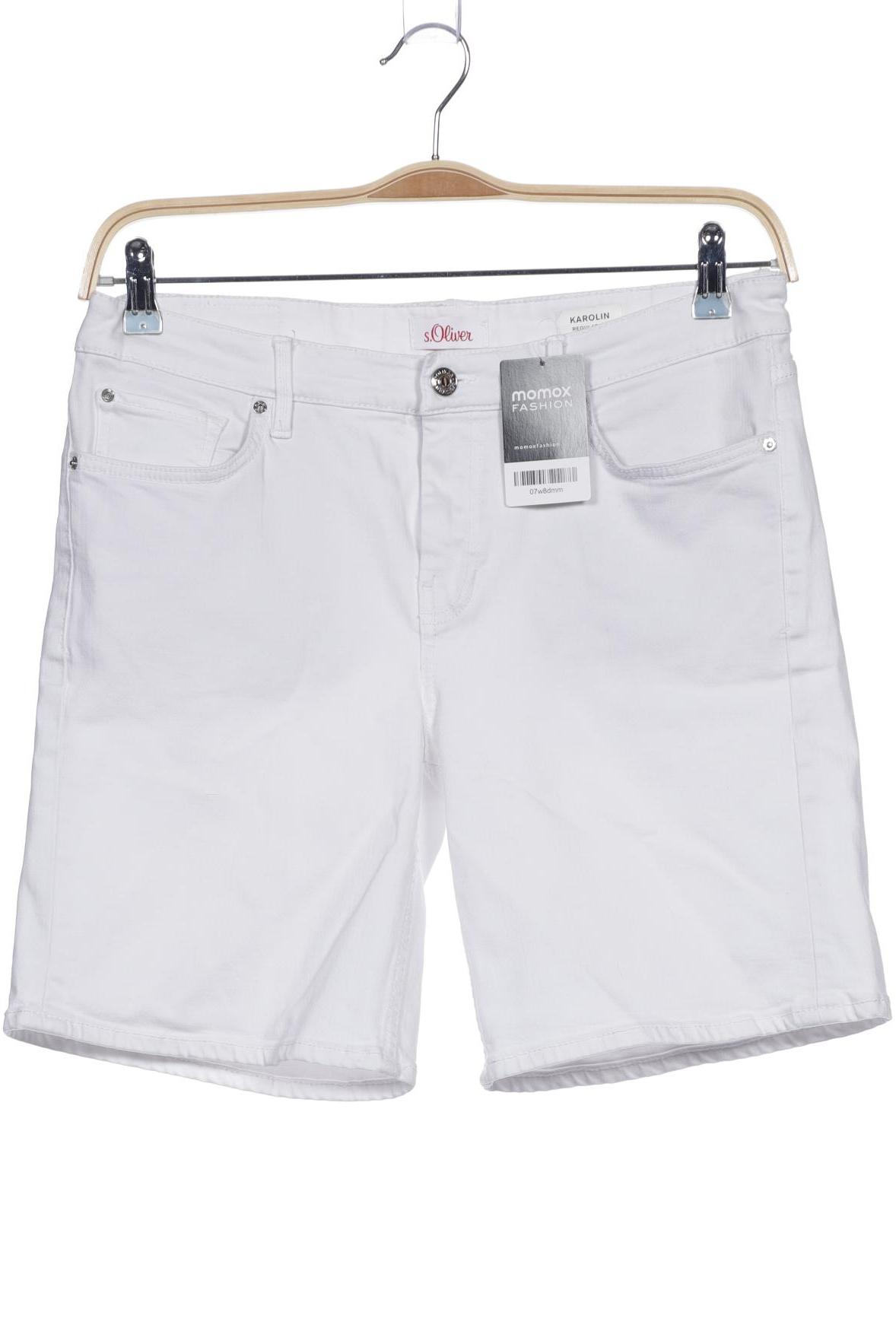 

s.Oliver Damen Shorts, weiß, Gr. 40