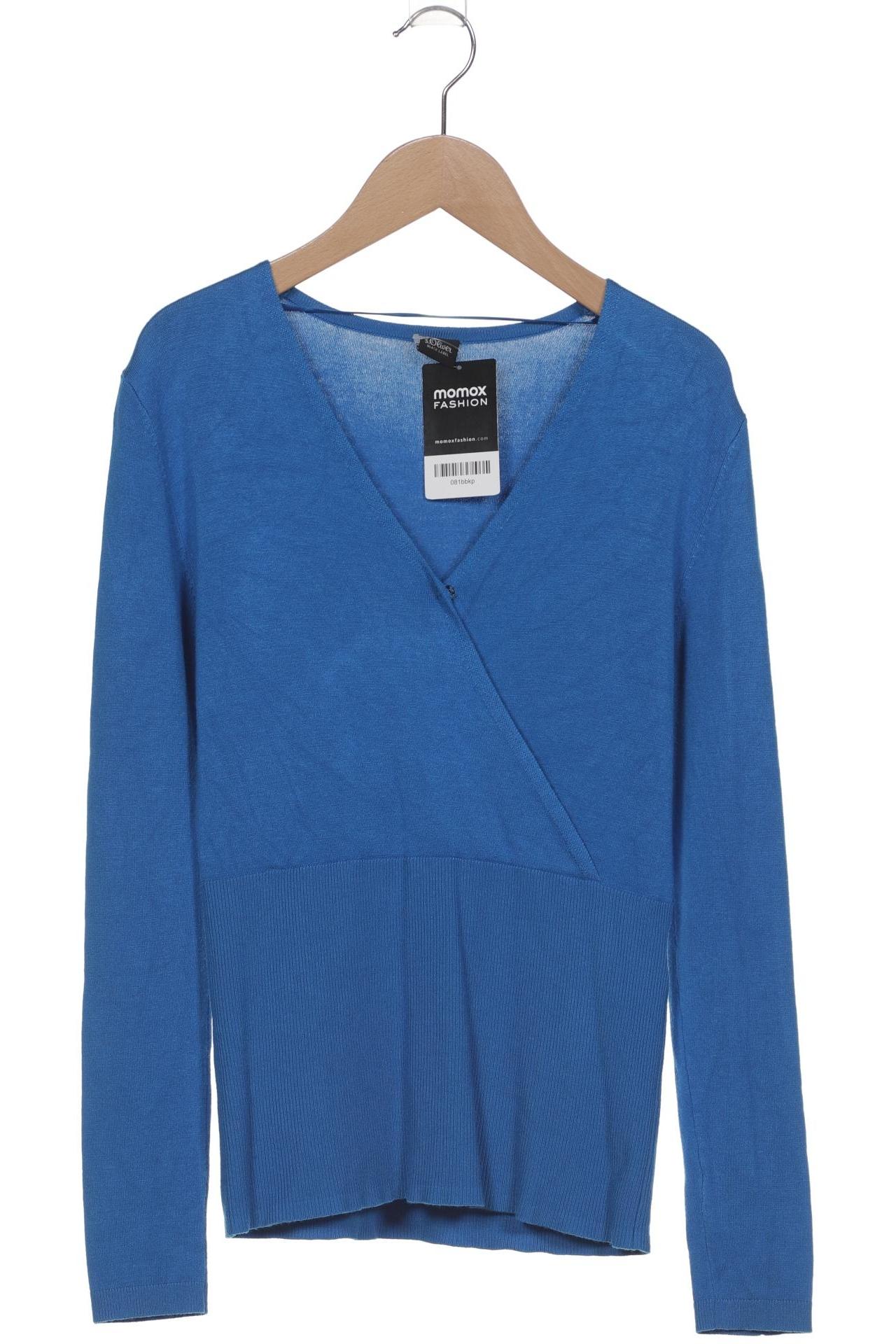 

s.Oliver Damen Pullover, blau, Gr. 34