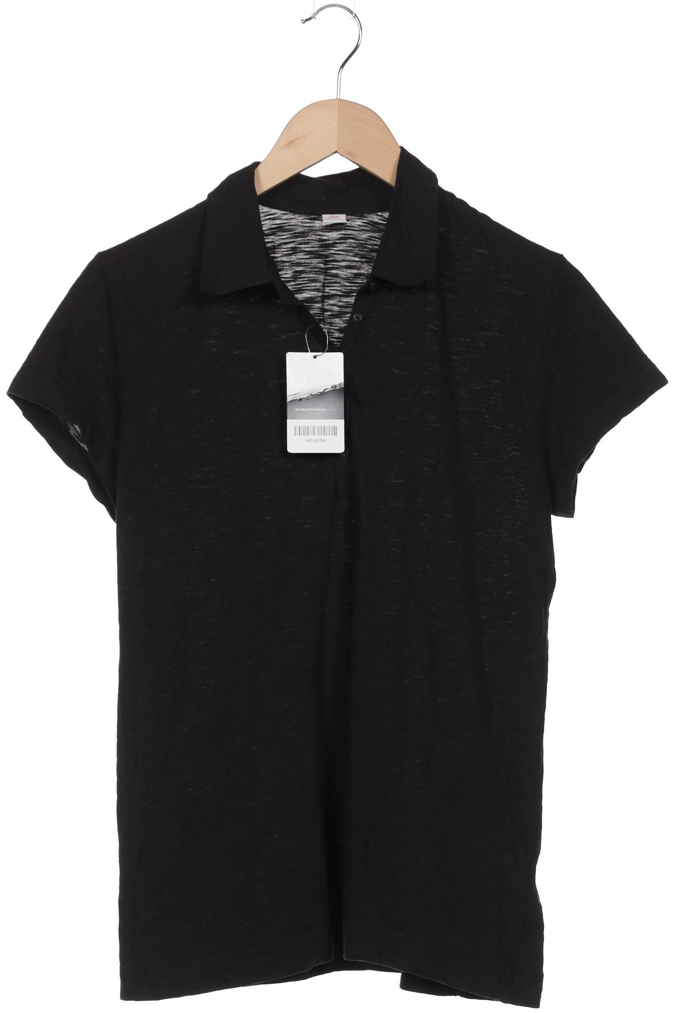 

s.Oliver Damen Poloshirt, schwarz, Gr. 40