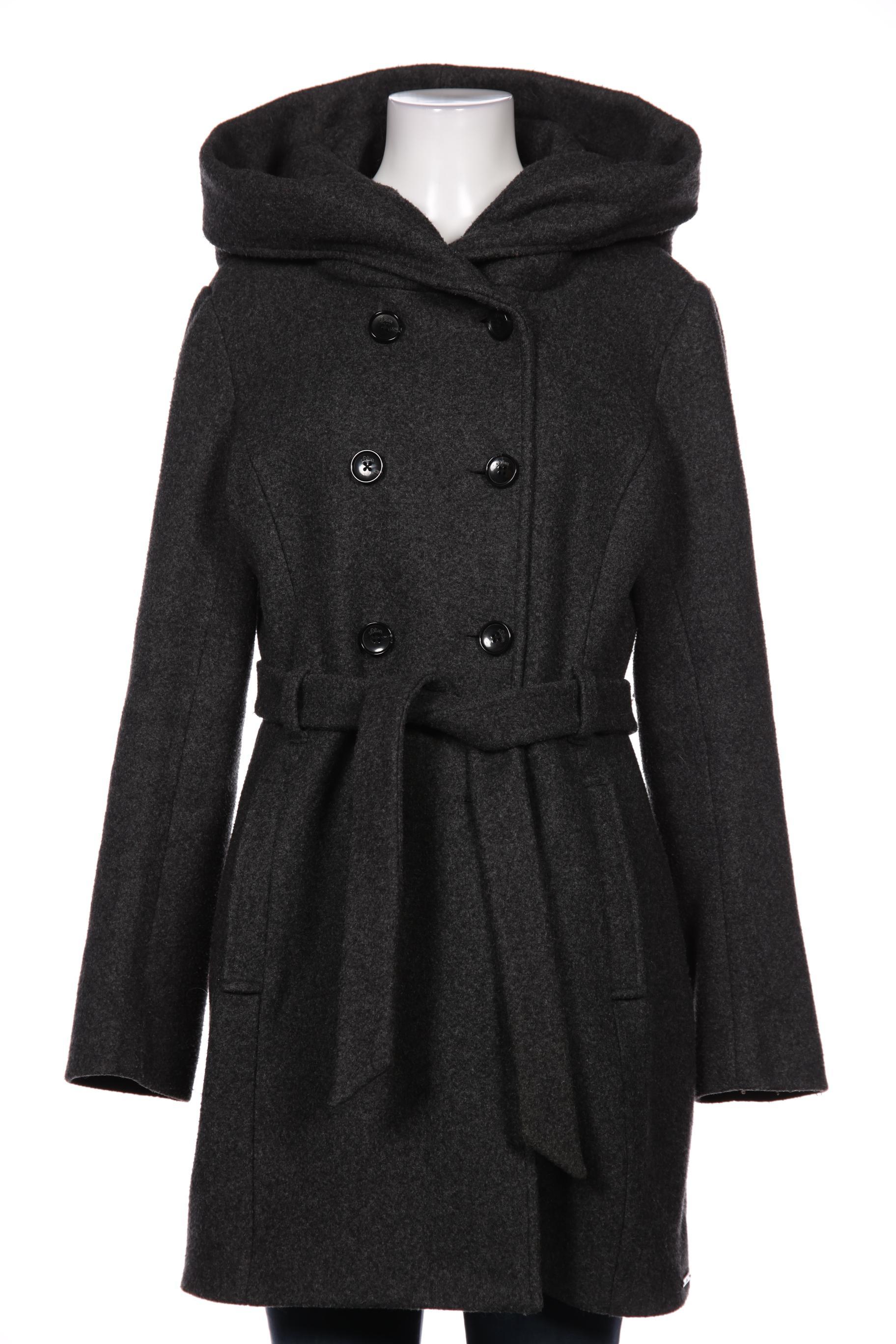 

s.Oliver Damen Mantel, grau, Gr. 38