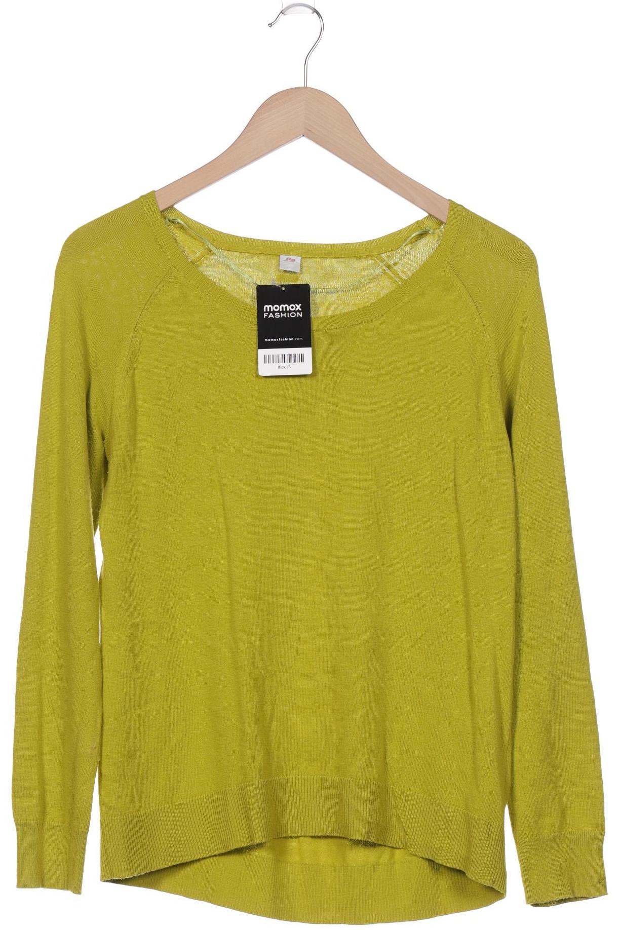 

s.Oliver Damen Pullover, gelb, Gr. 36