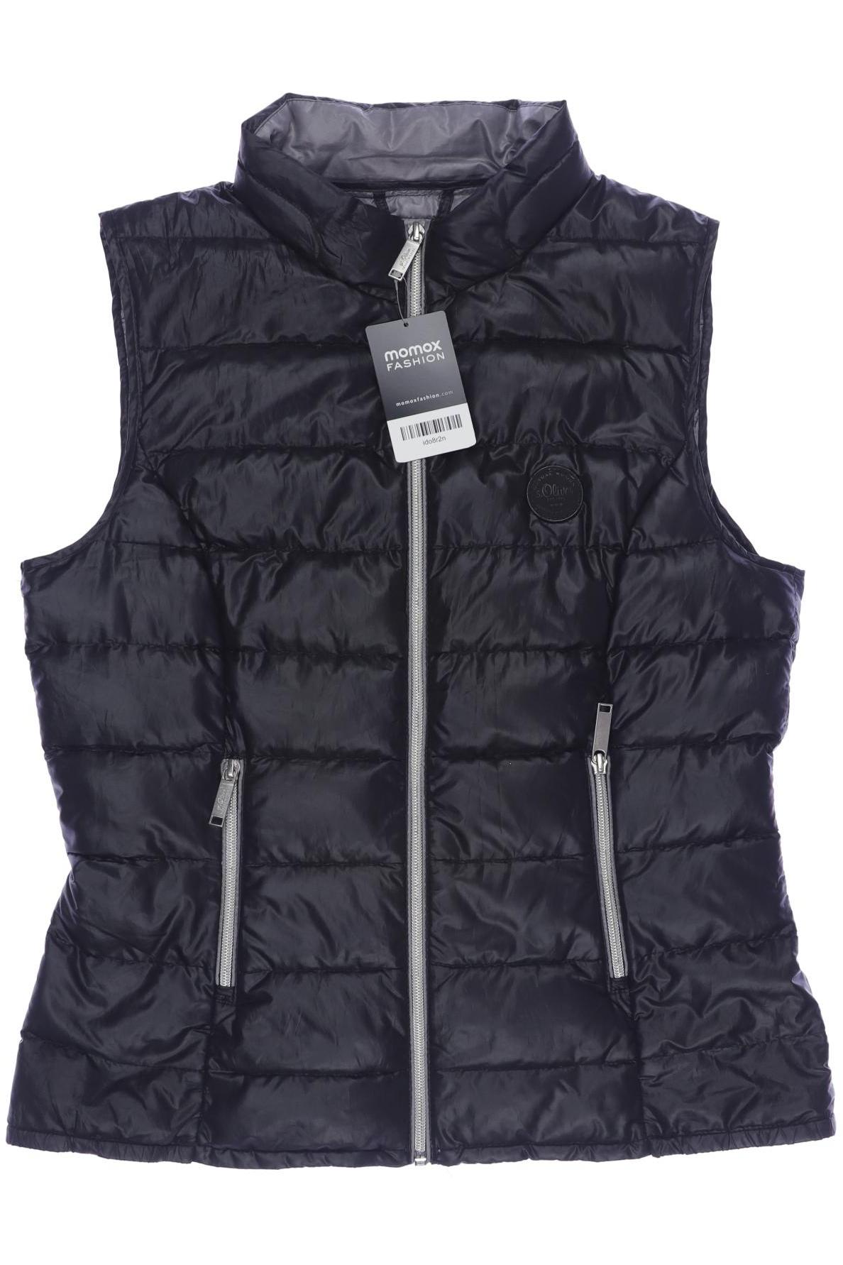 

s.Oliver Damen Weste, schwarz, Gr. 38