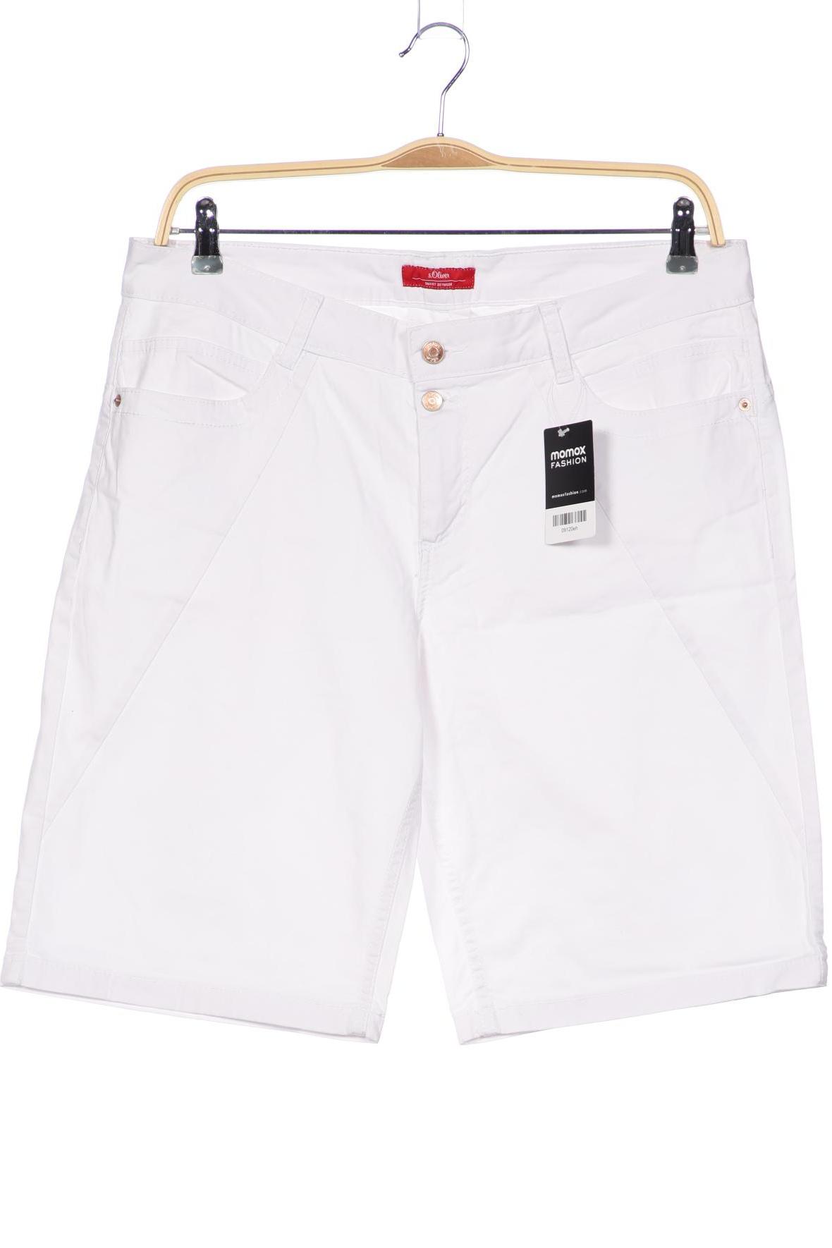 

s.Oliver Damen Shorts, weiß
