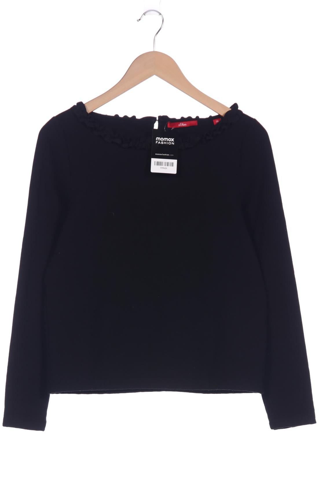

s.Oliver Damen Sweatshirt, schwarz, Gr. 36