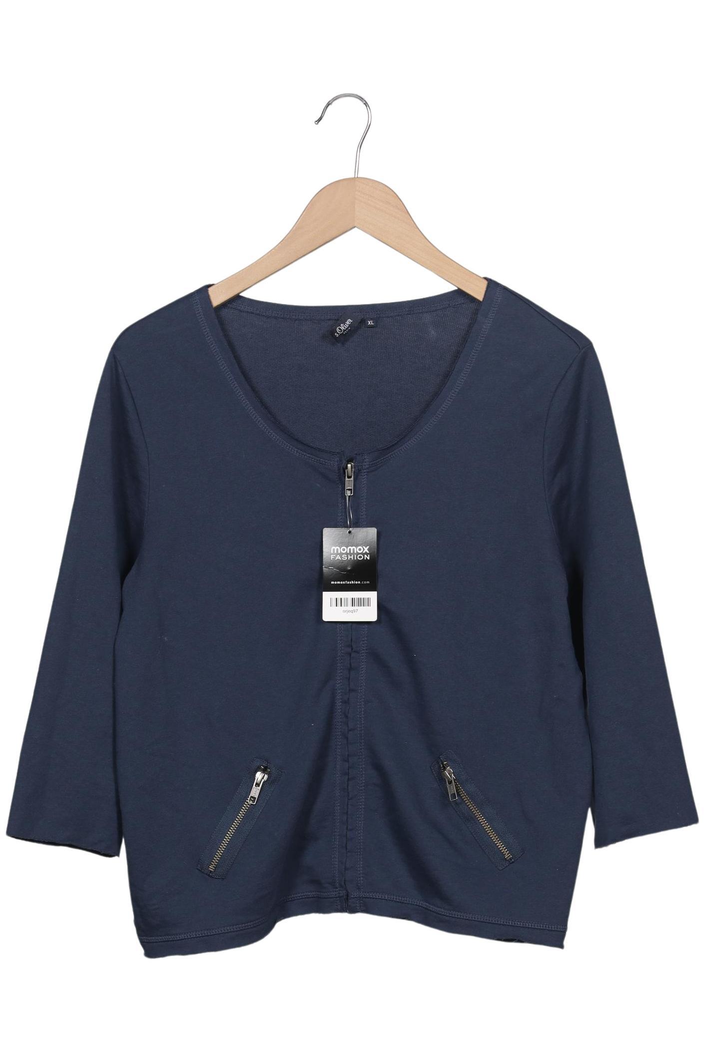 

s.Oliver Damen Strickjacke, marineblau, Gr. 44