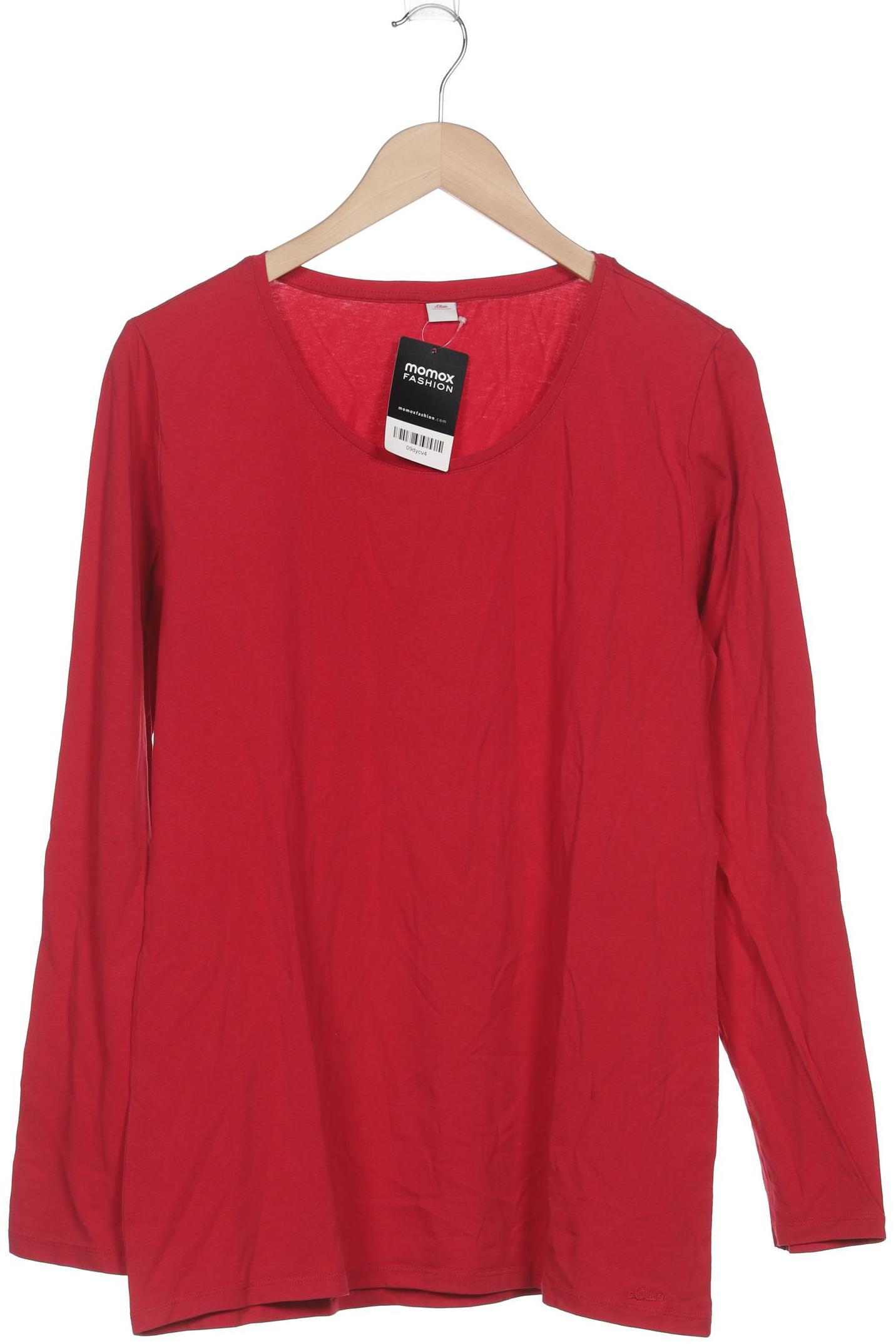 

s.Oliver Damen Langarmshirt, rot, Gr. 46