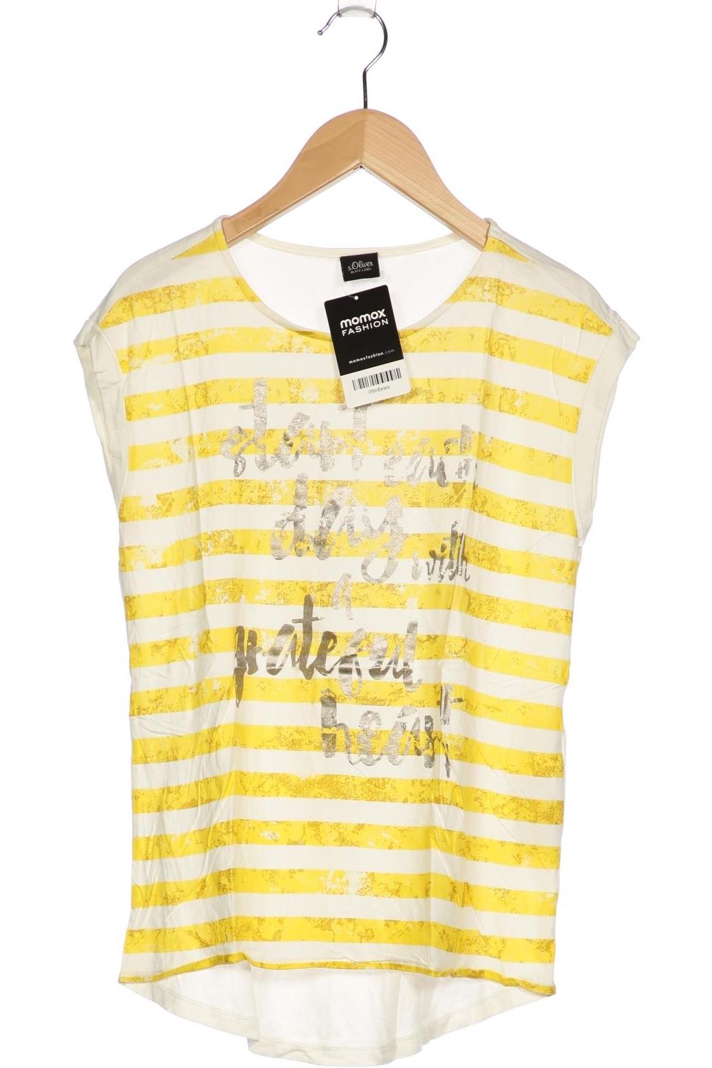 

s.Oliver Damen T-Shirt, cremeweiß, Gr. 36
