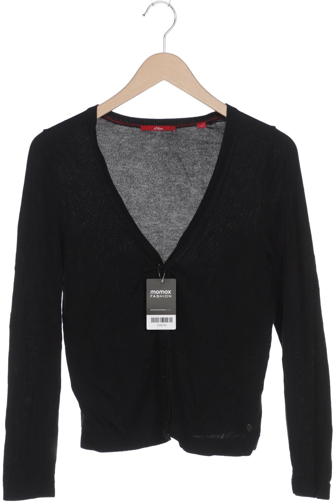 

s.Oliver Damen Strickjacke, schwarz