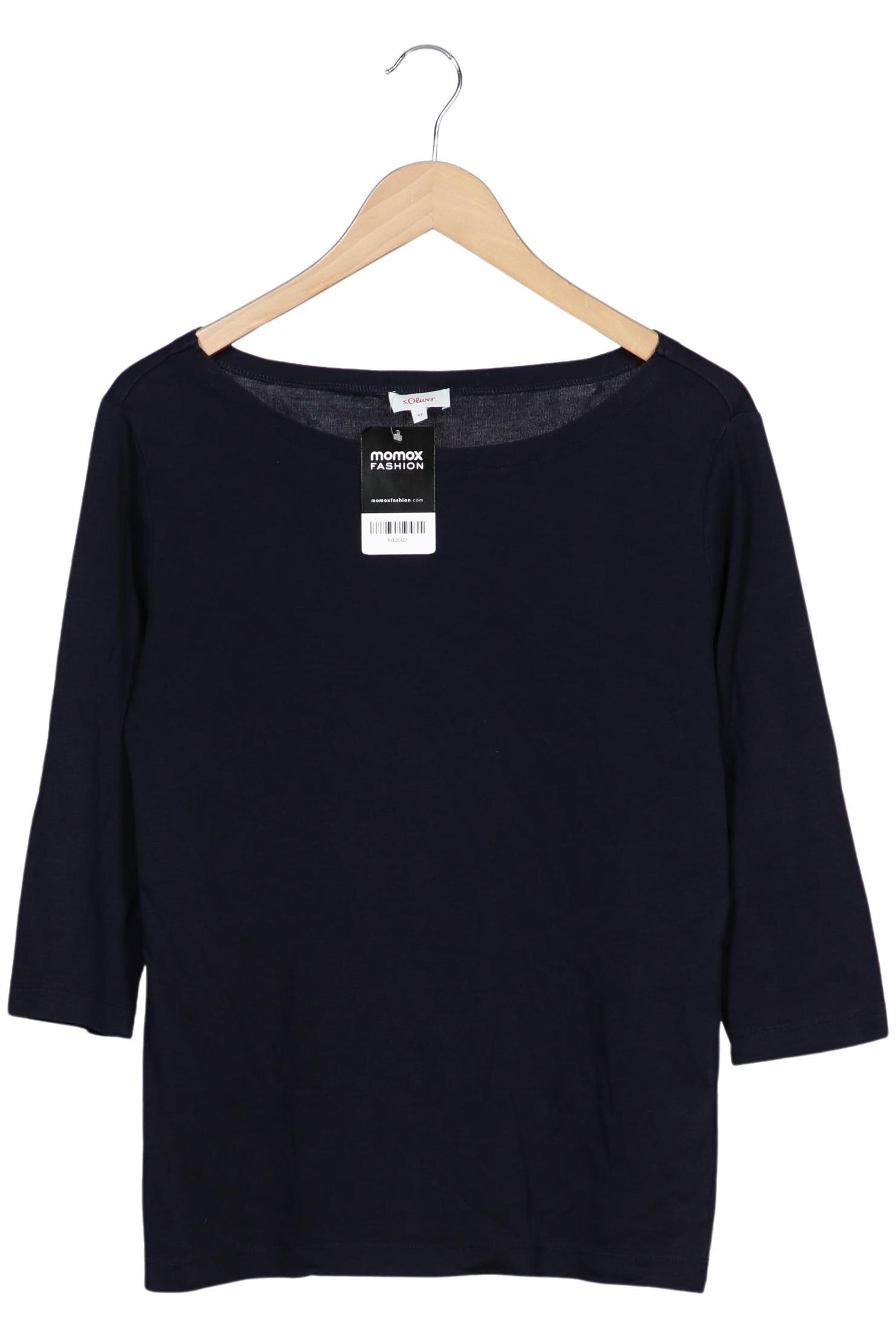 

s.Oliver Damen Langarmshirt, marineblau, Gr. 42