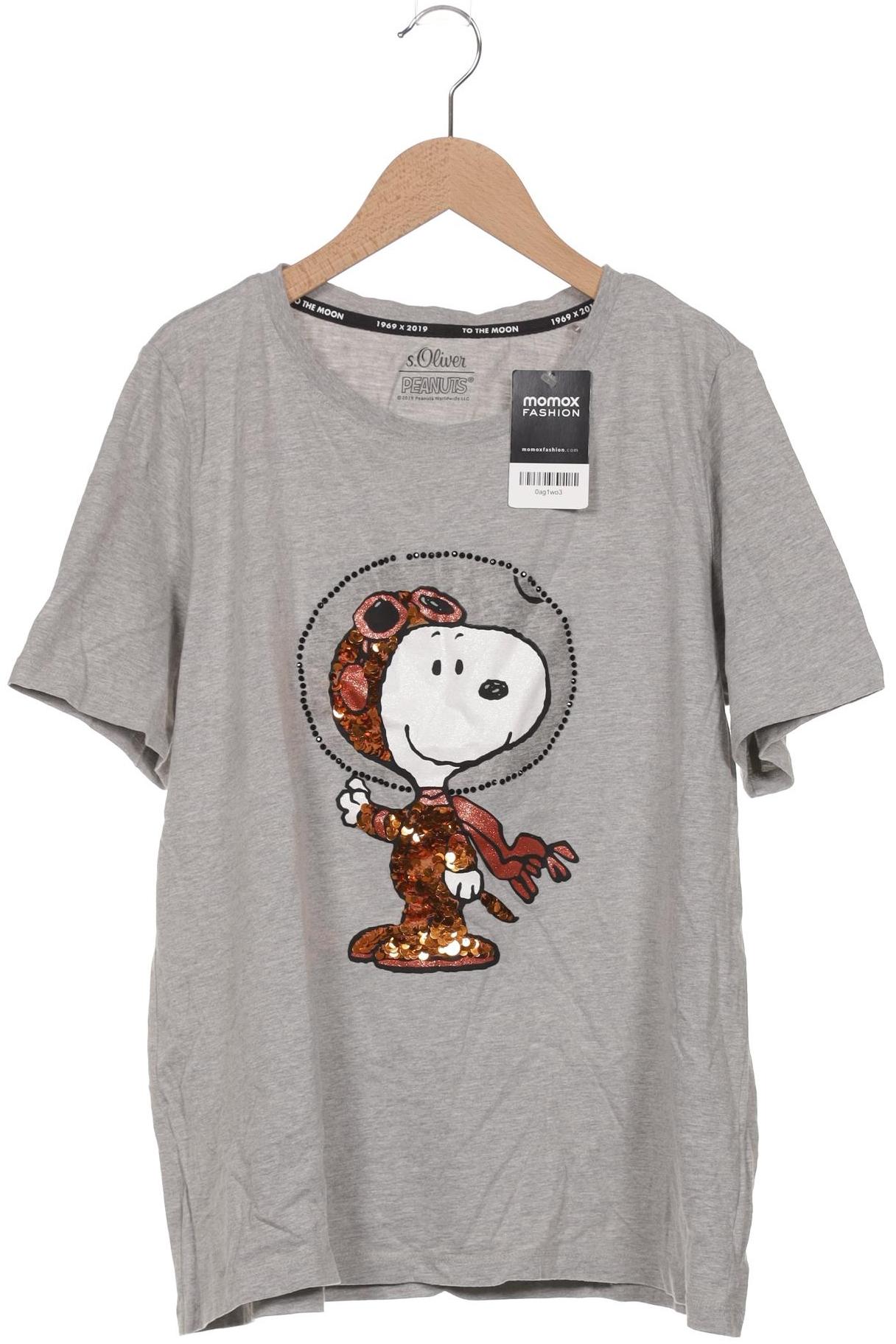 

s.Oliver Damen T-Shirt, grau, Gr. 38