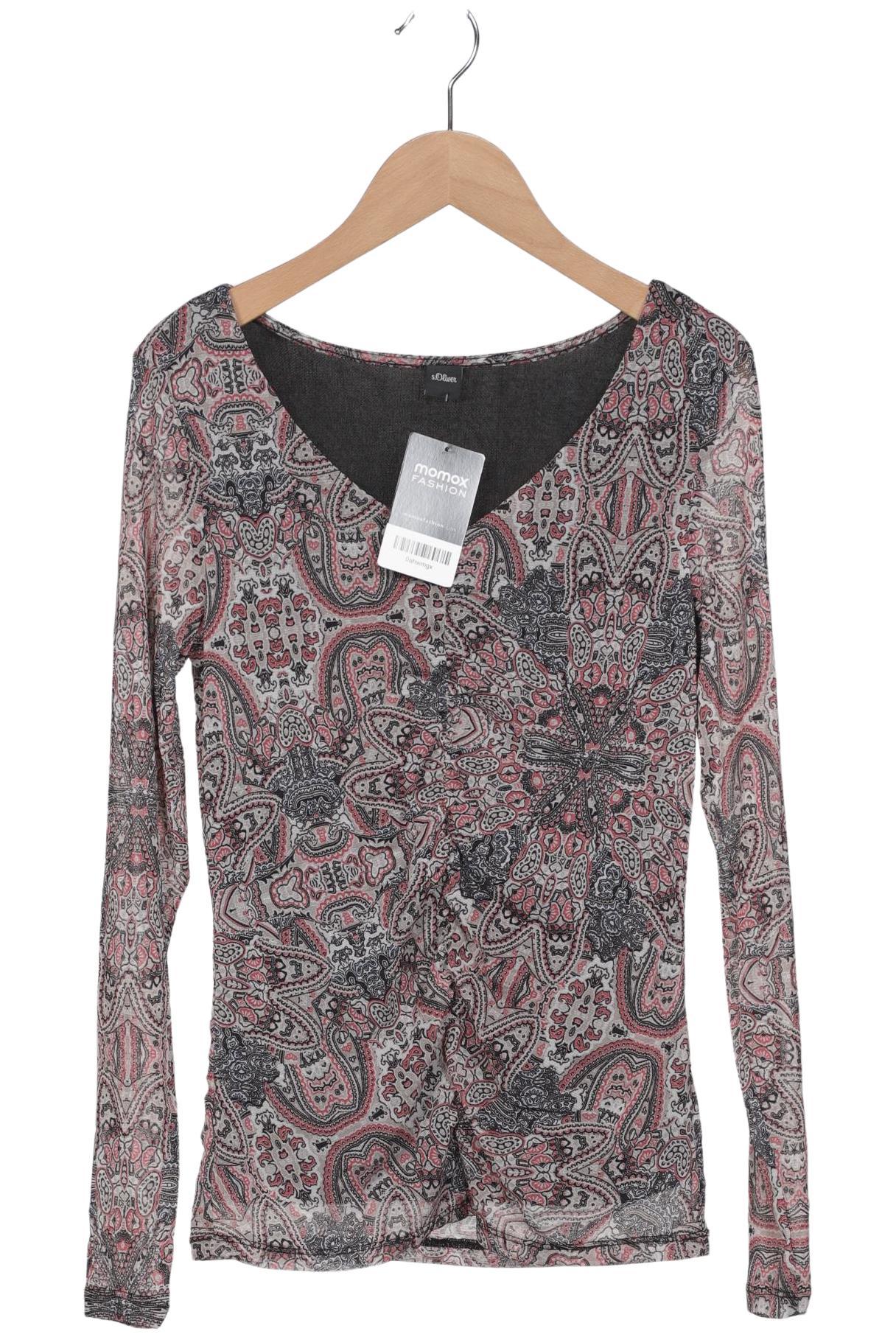 

s.Oliver Damen Langarmshirt, mehrfarbig, Gr. 36