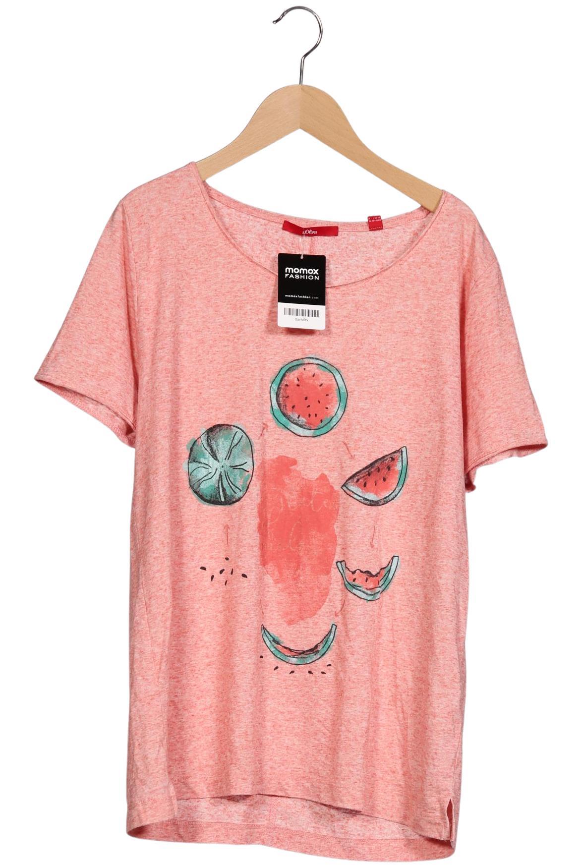 

s.Oliver Damen T-Shirt, pink, Gr. 40