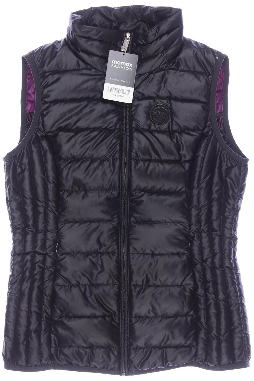 

s.Oliver Damen Weste, schwarz, Gr. 34