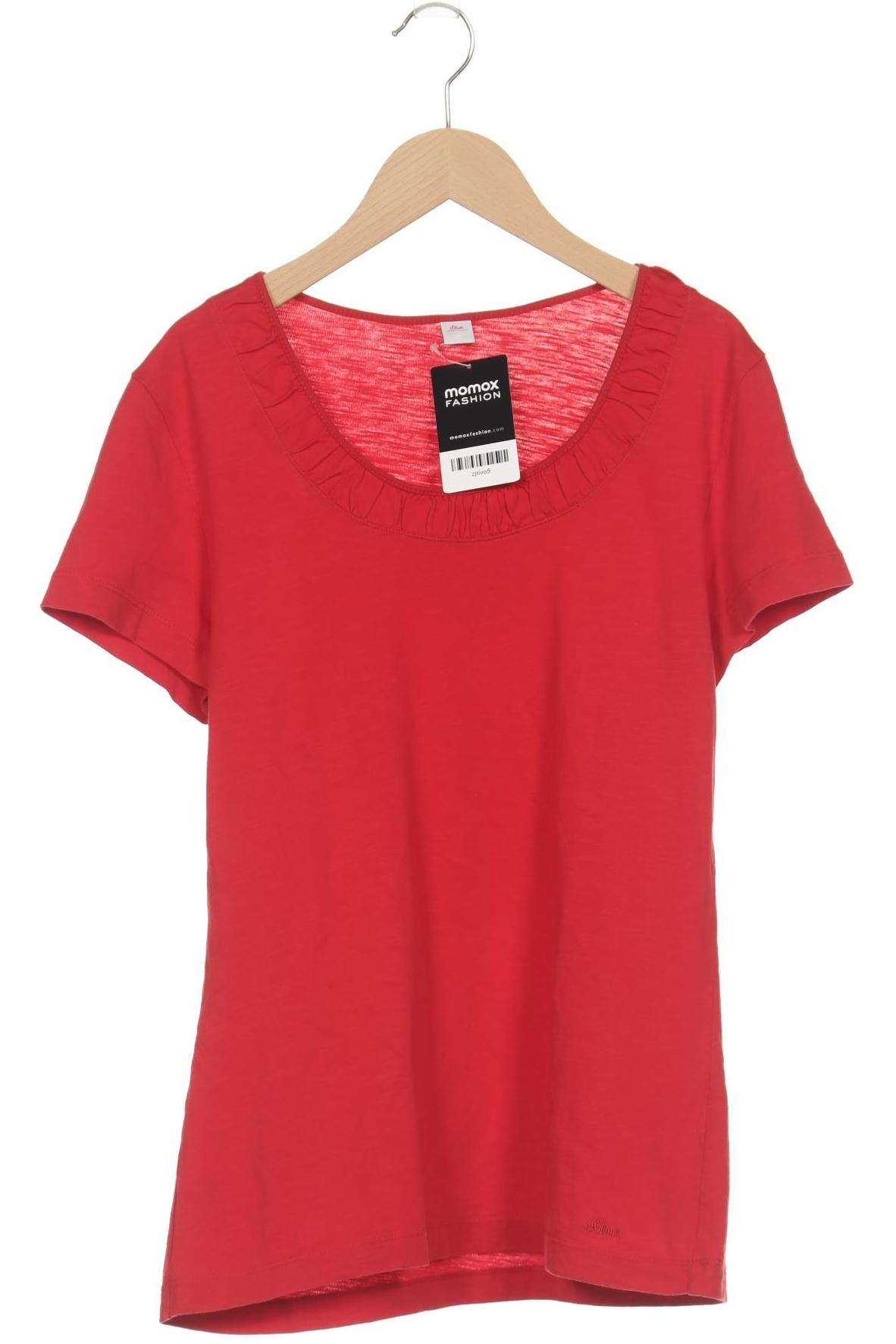 

s.Oliver Damen T-Shirt, rot, Gr. 40
