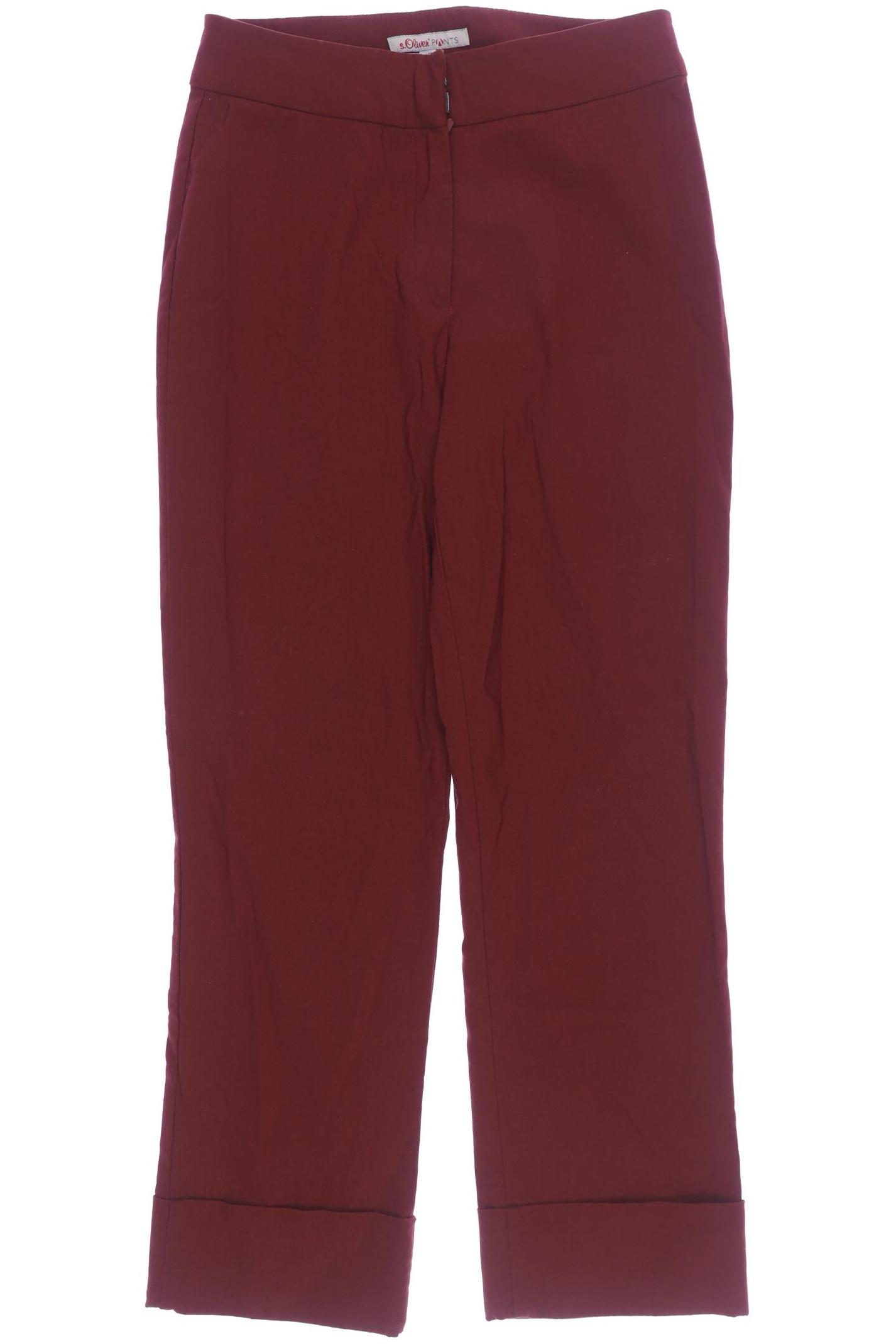 

s.Oliver Damen Stoffhose, bordeaux, Gr. 36