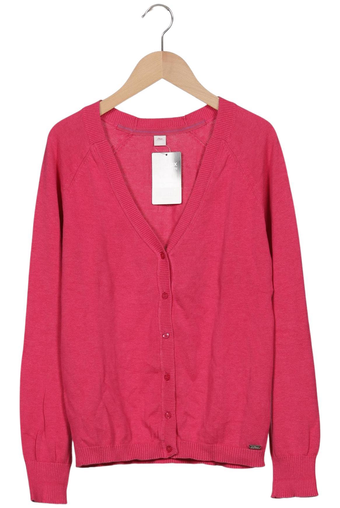 

s.Oliver Damen Strickjacke, pink, Gr. 38