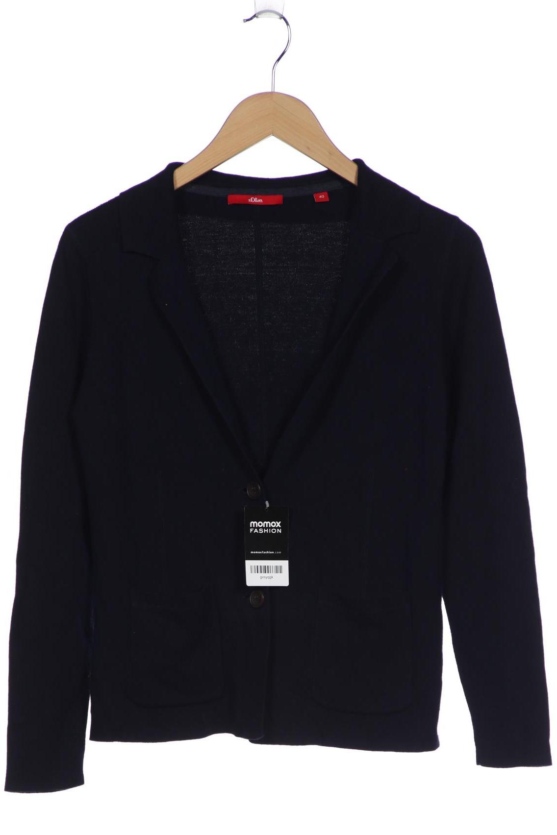 

s.Oliver Damen Strickjacke, marineblau