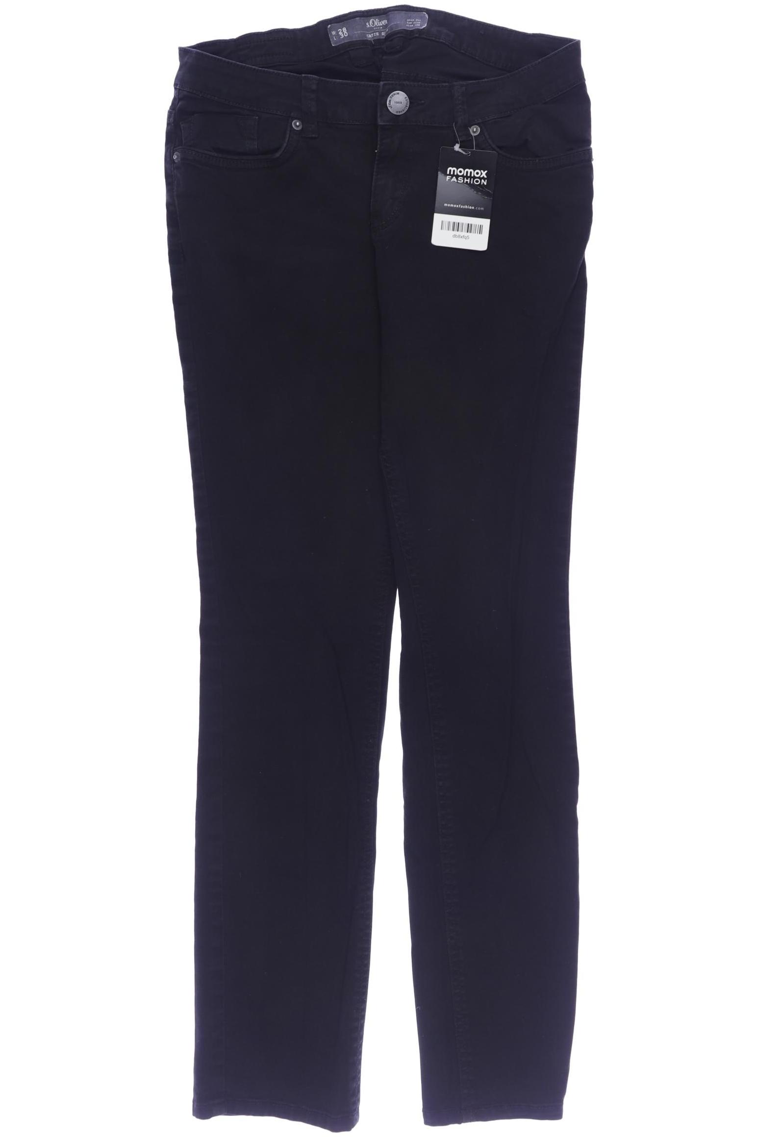 

s.Oliver Damen Stoffhose, schwarz, Gr. 28