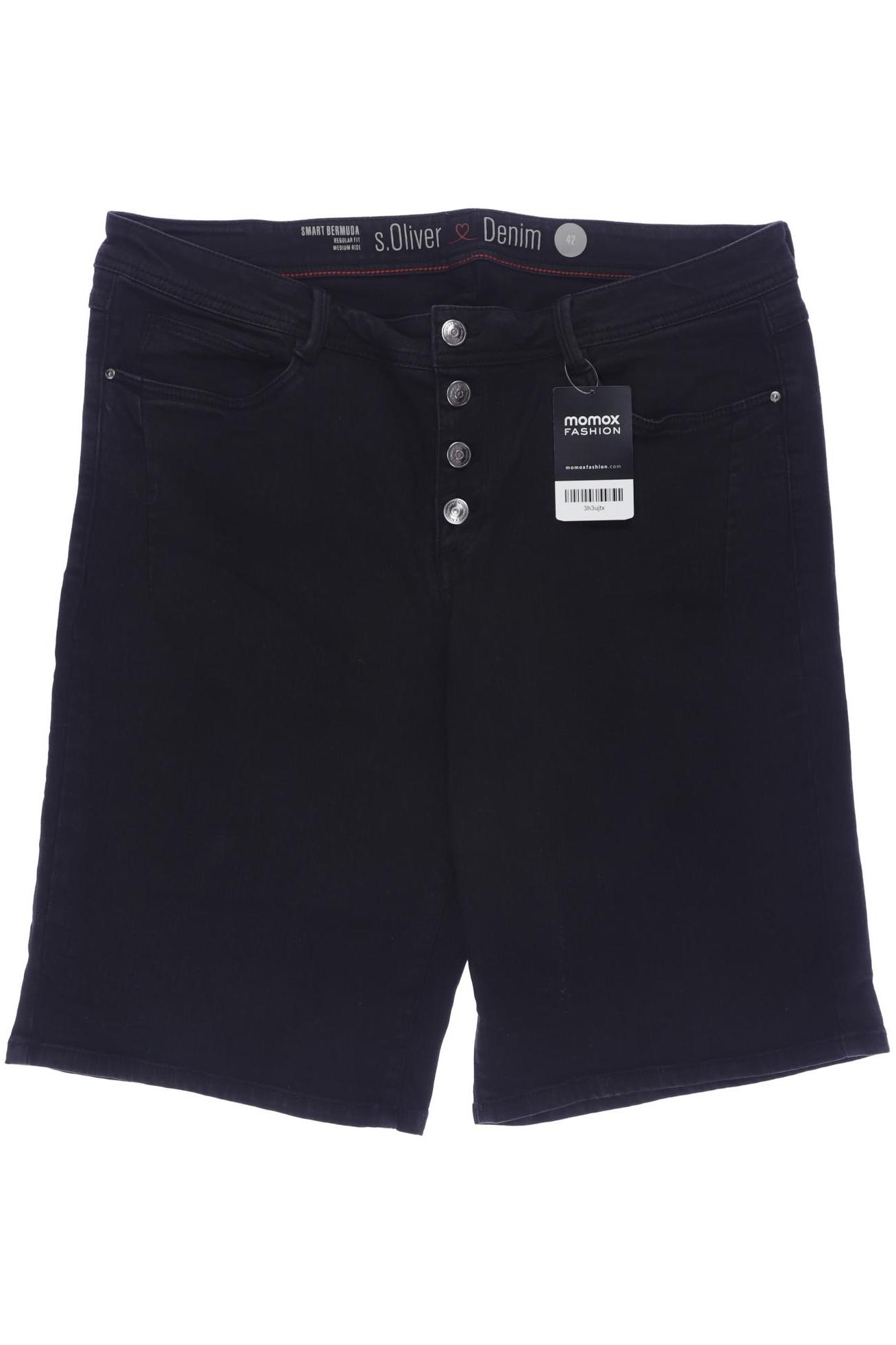 

s.Oliver Damen Shorts, schwarz, Gr. 42