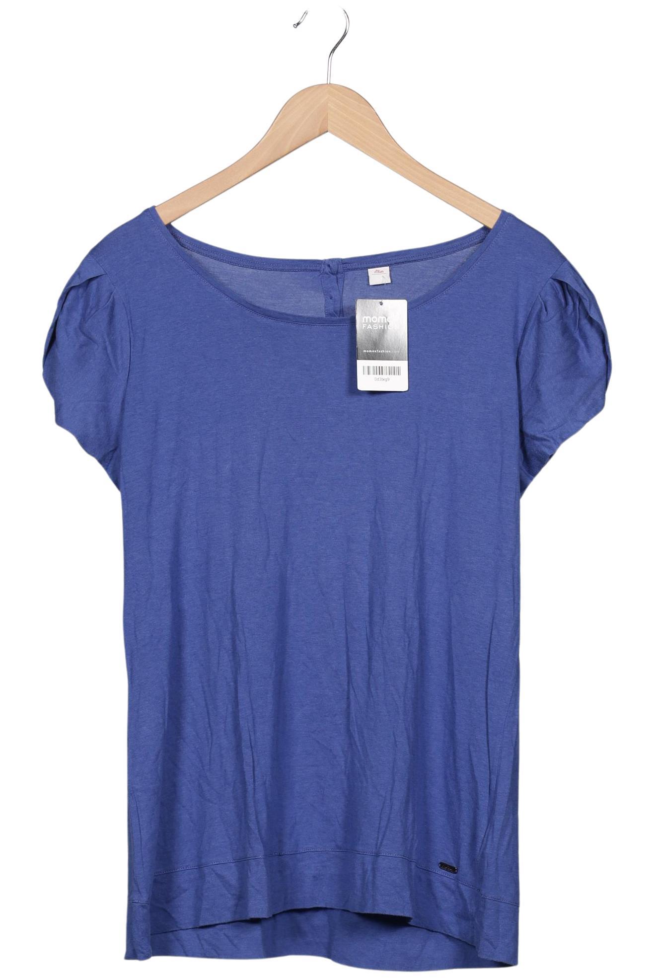 

s.Oliver Damen T-Shirt, blau, Gr. 46