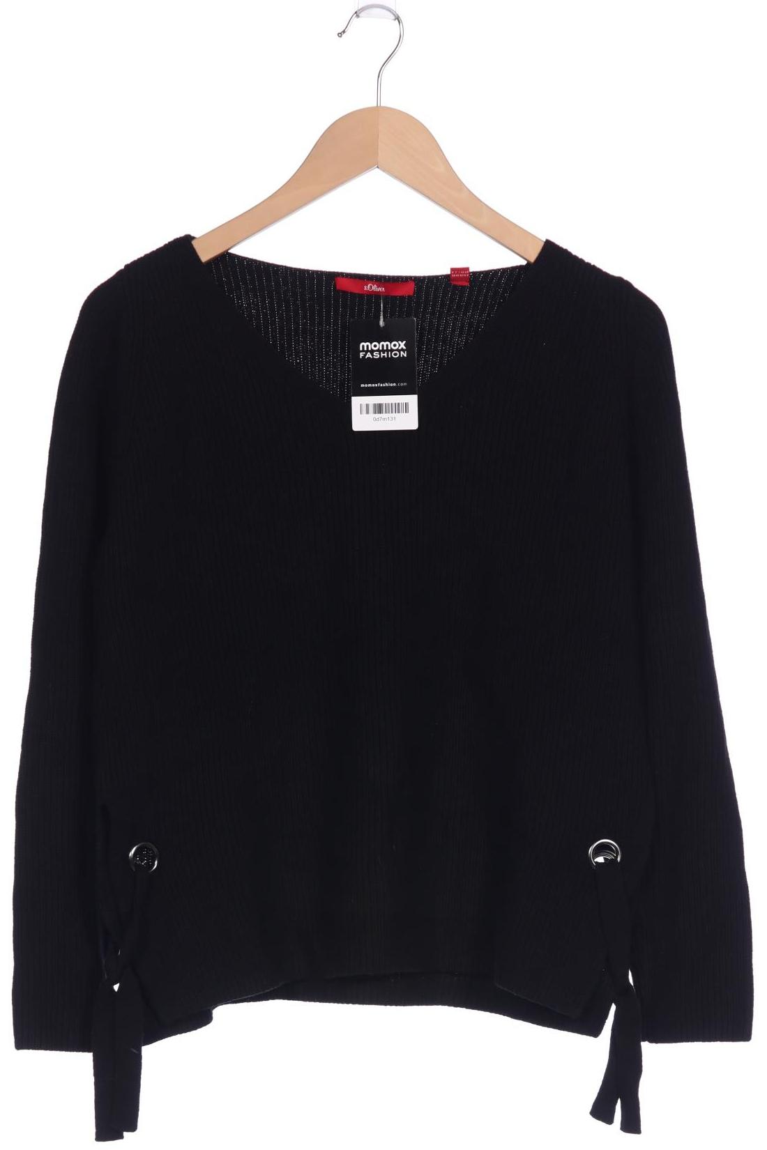 

s.Oliver Damen Pullover, schwarz