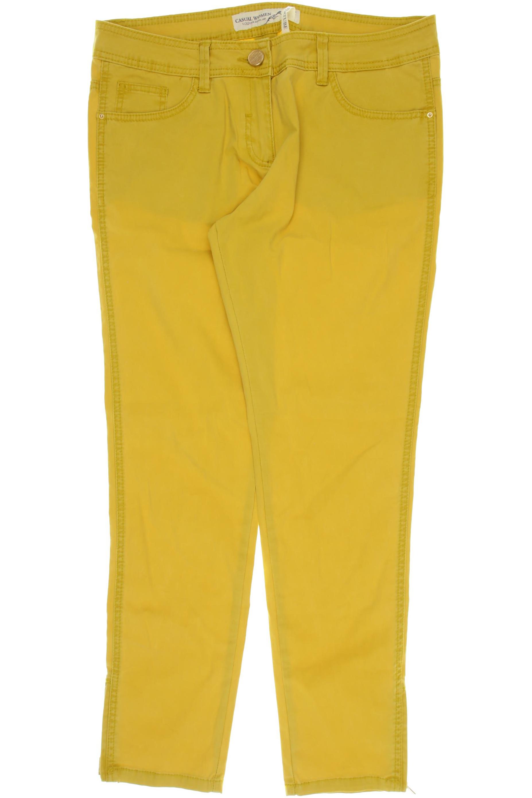 

s.Oliver Damen Jeans, gelb, Gr. 40