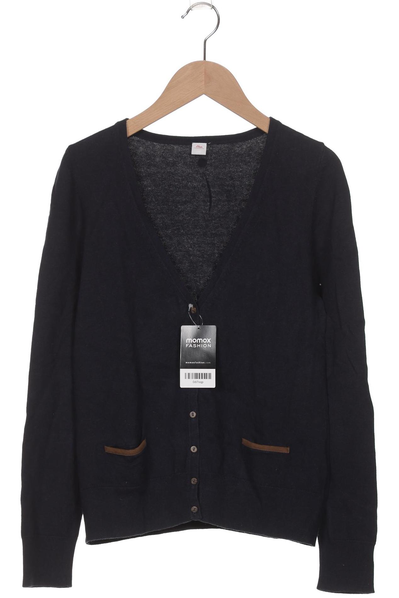 

s.Oliver Damen Strickjacke, marineblau, Gr. 36