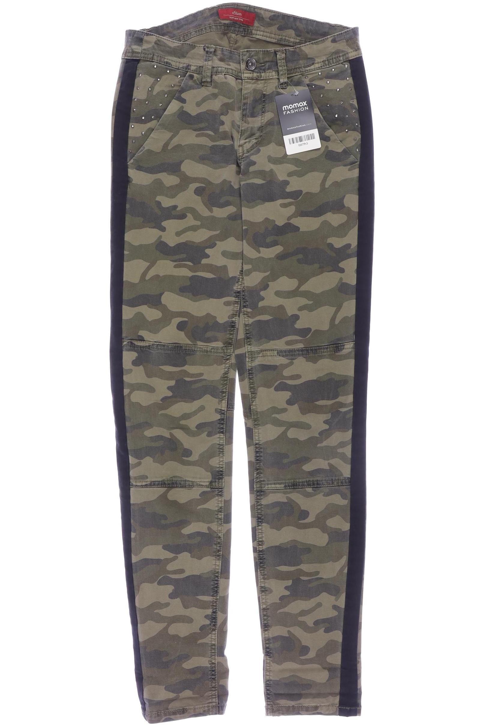 

s.Oliver Damen Stoffhose, grün, Gr. 34