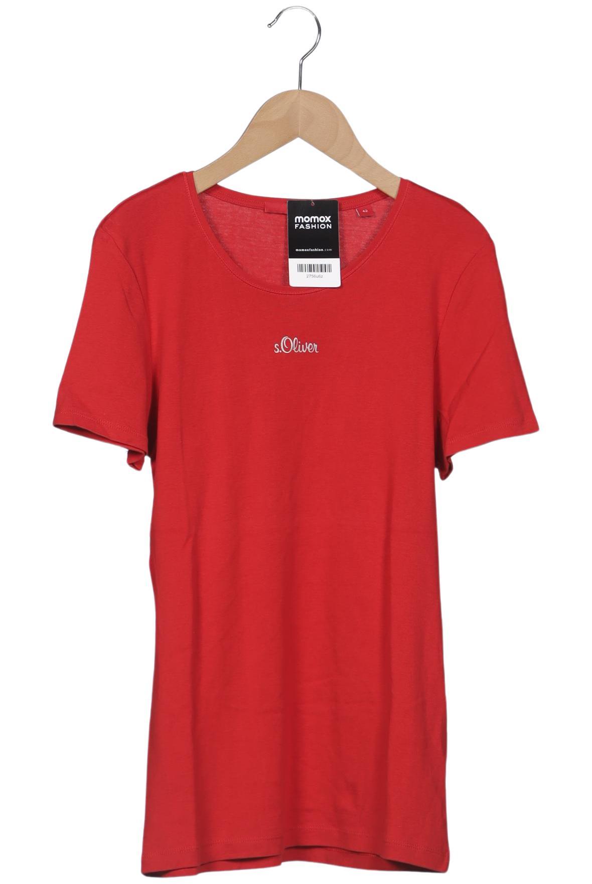 

s.Oliver Damen T-Shirt, rot, Gr. 42