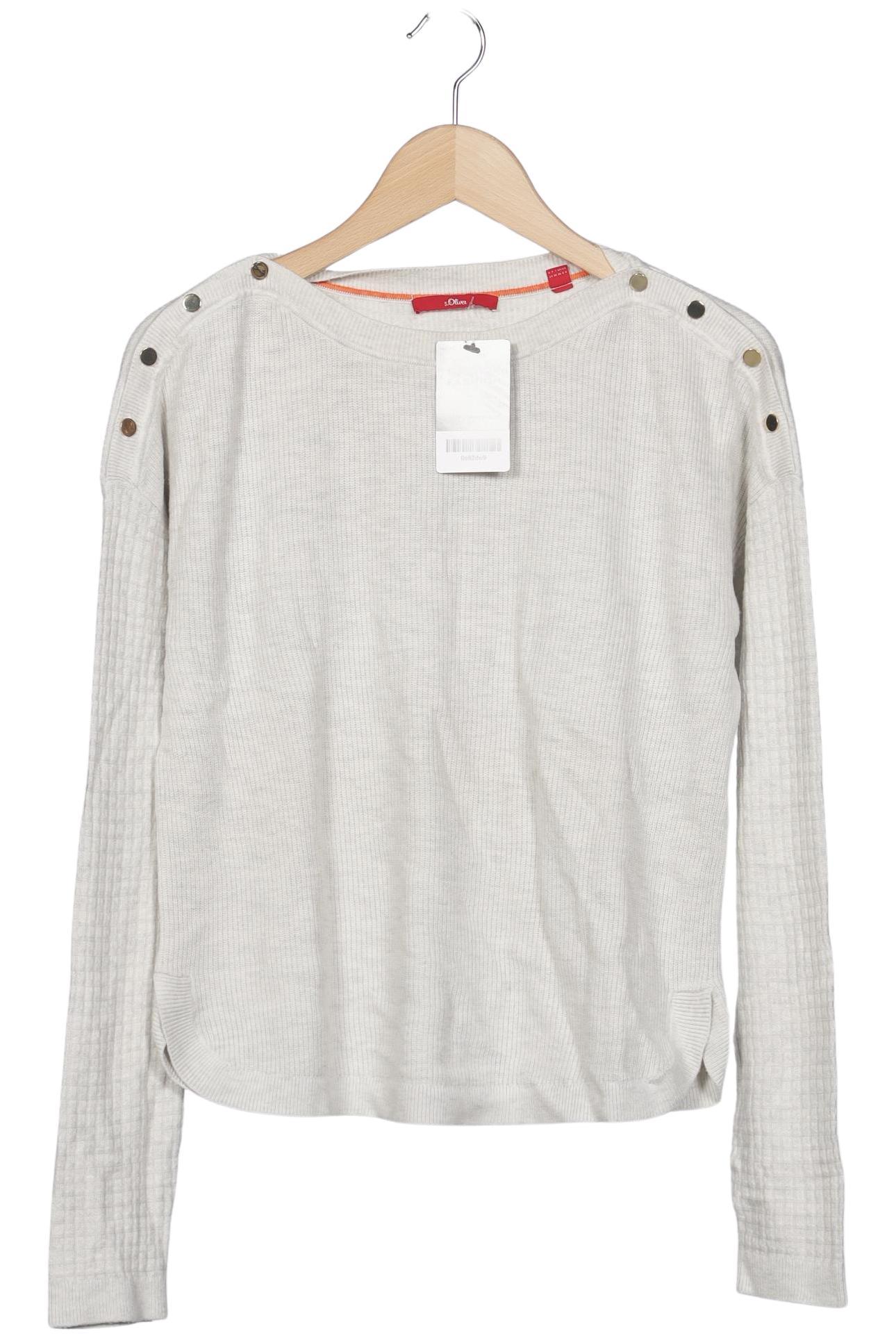 

s.Oliver Damen Pullover, grau, Gr. 34