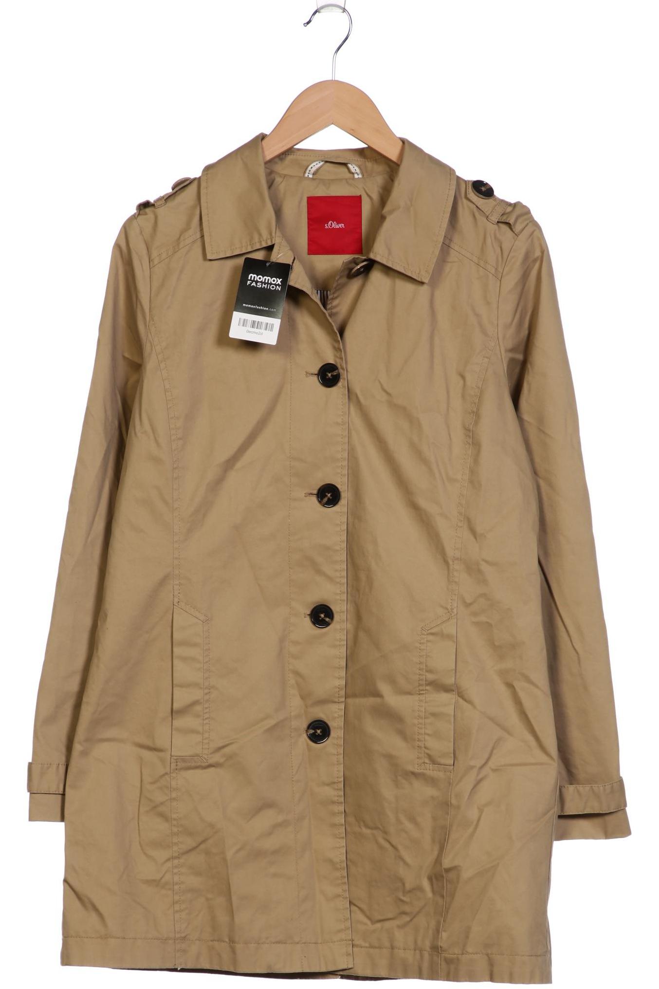 

s.Oliver Damen Mantel, beige, Gr. 40