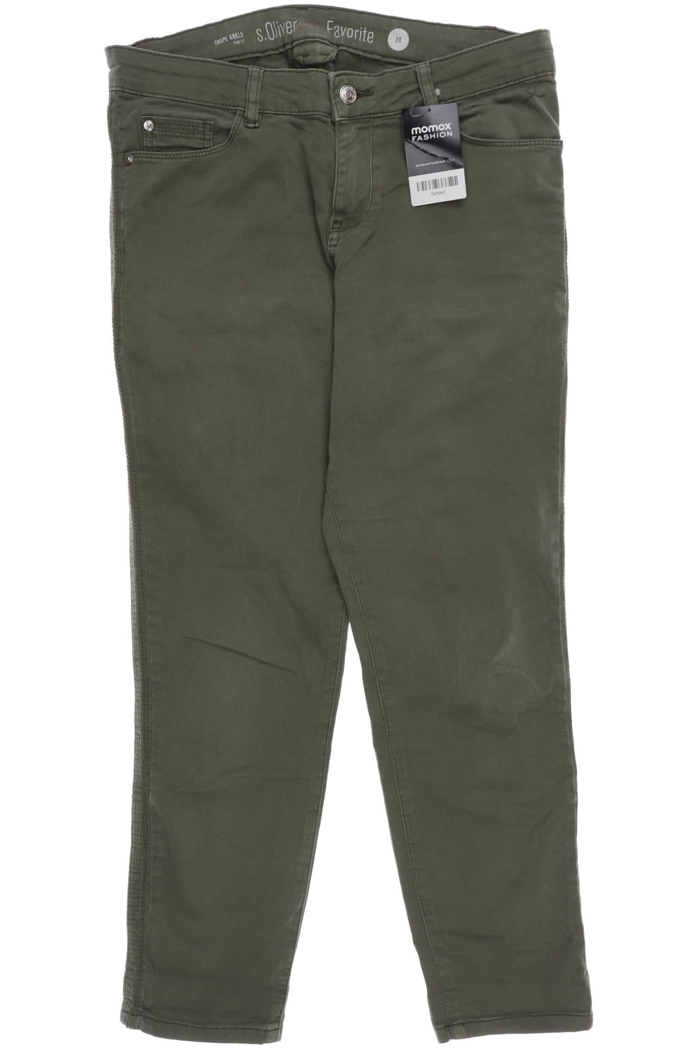 

s.Oliver Damen Stoffhose, grün