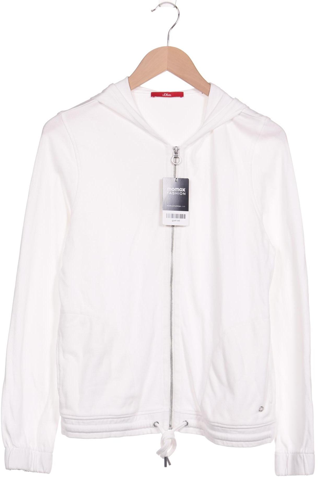 

s.Oliver Damen Kapuzenpullover, weiß, Gr. 36