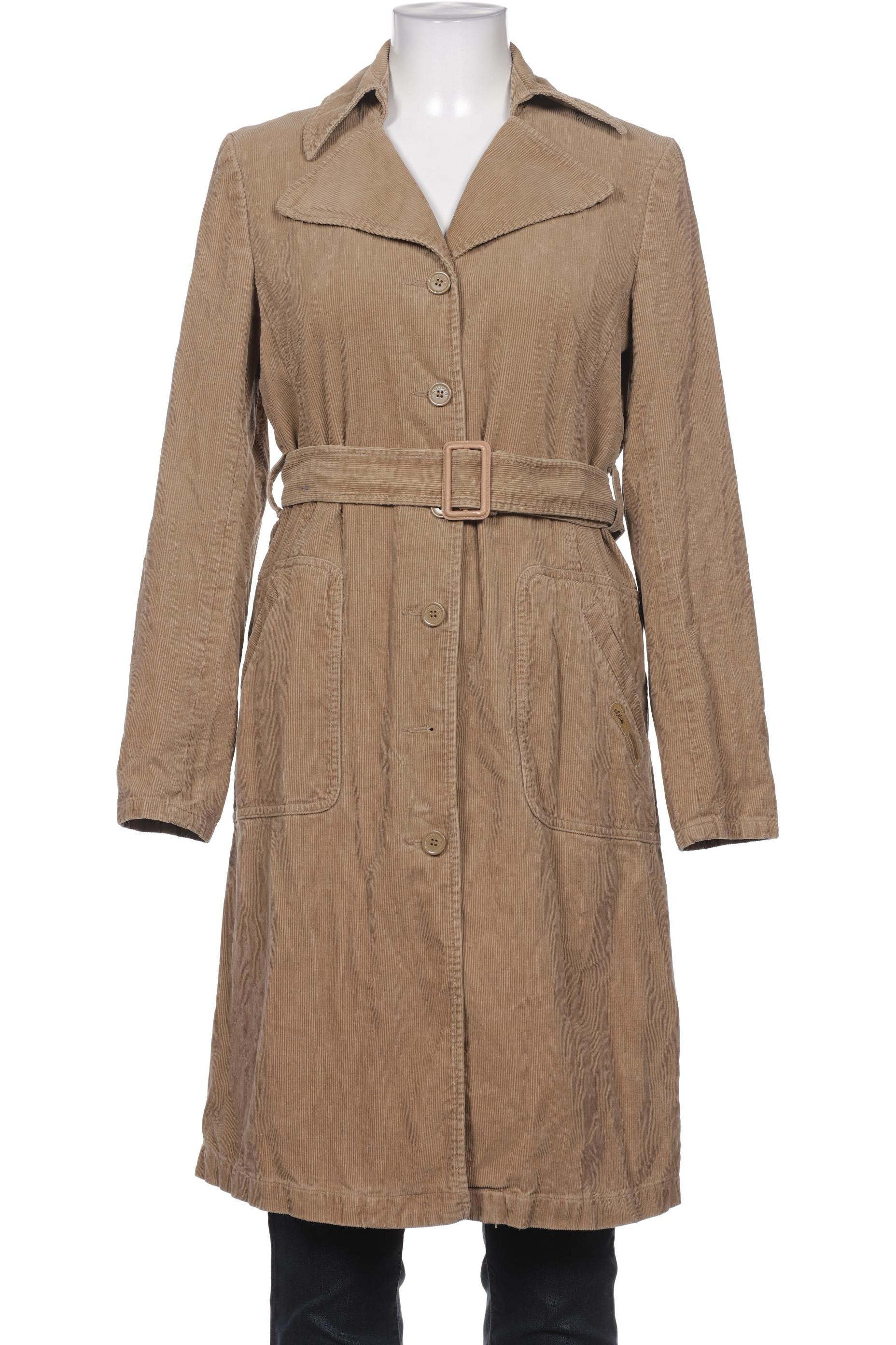 

s.Oliver Damen Mantel, beige, Gr. 38