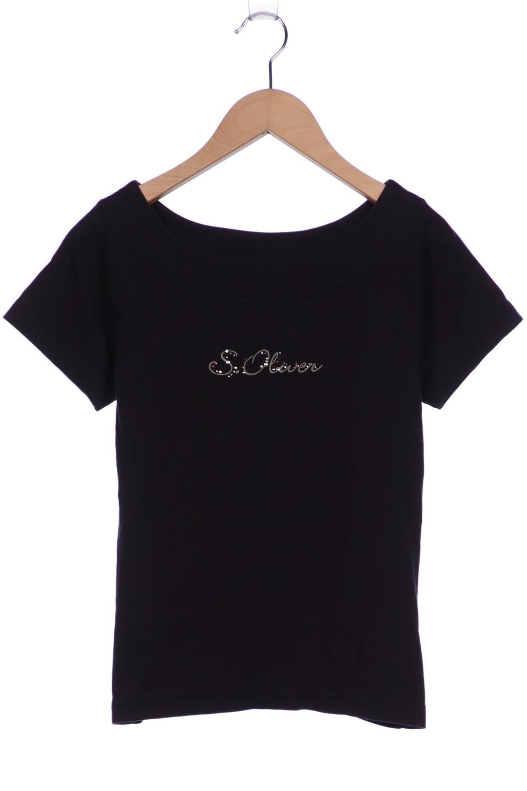 

s.Oliver Damen T-Shirt, schwarz, Gr. 36