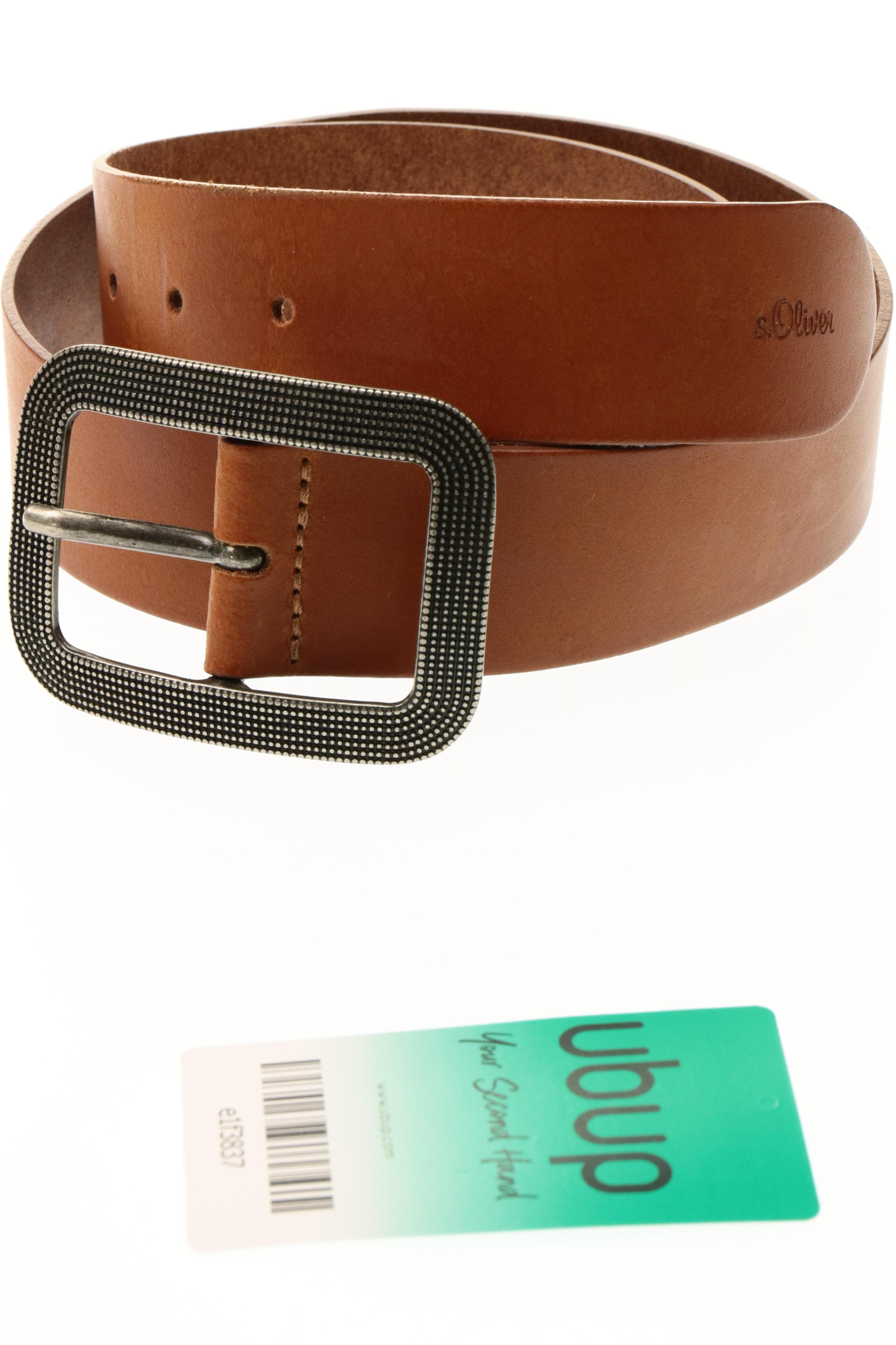 

s.Oliver Damen Gürtel, braun, Gr. 85