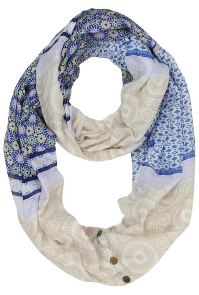 

s.Oliver Damen Schal, mehrfarbig, Gr.