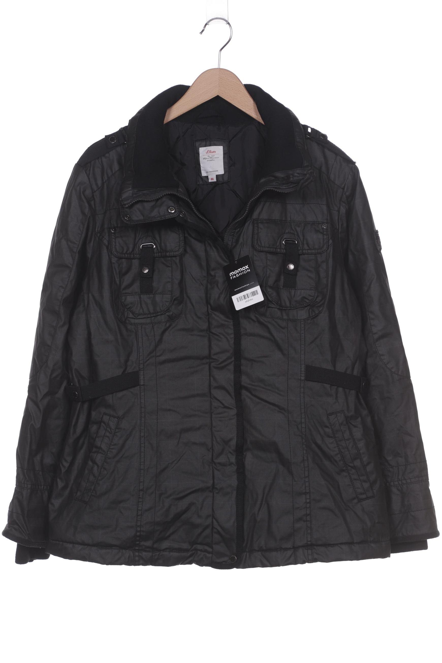 

s.Oliver Damen Jacke, schwarz, Gr. 46