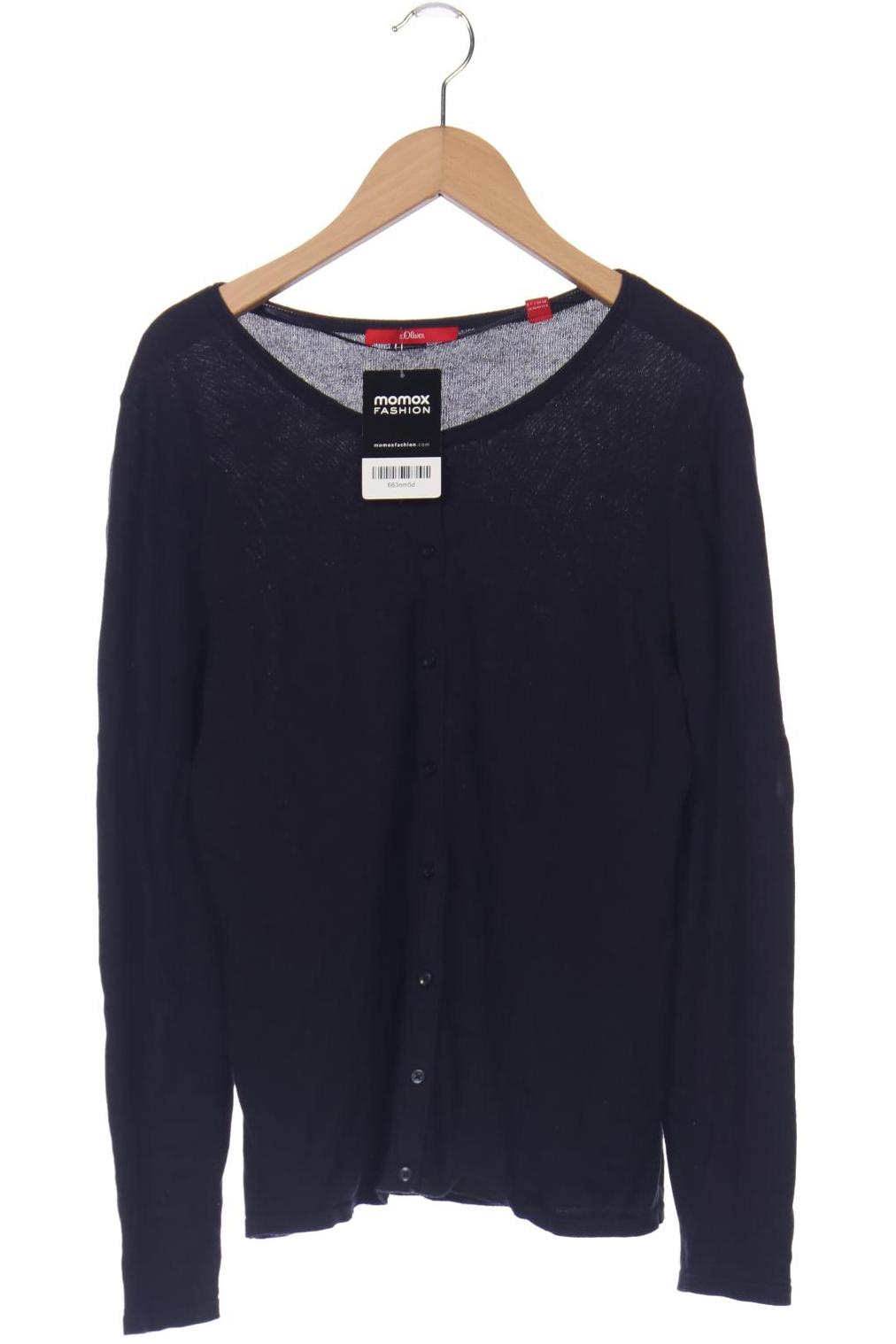 

s.Oliver Damen Strickjacke, marineblau, Gr. 38