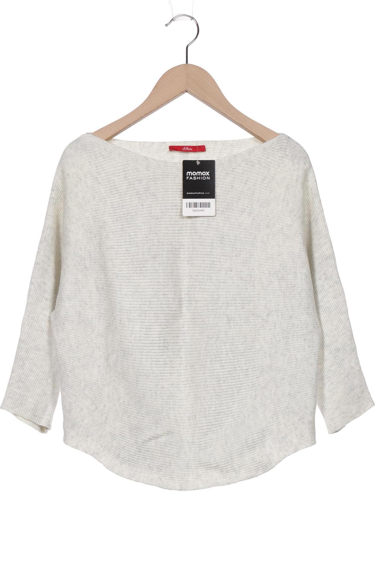 

s.Oliver Damen Pullover, cremeweiß